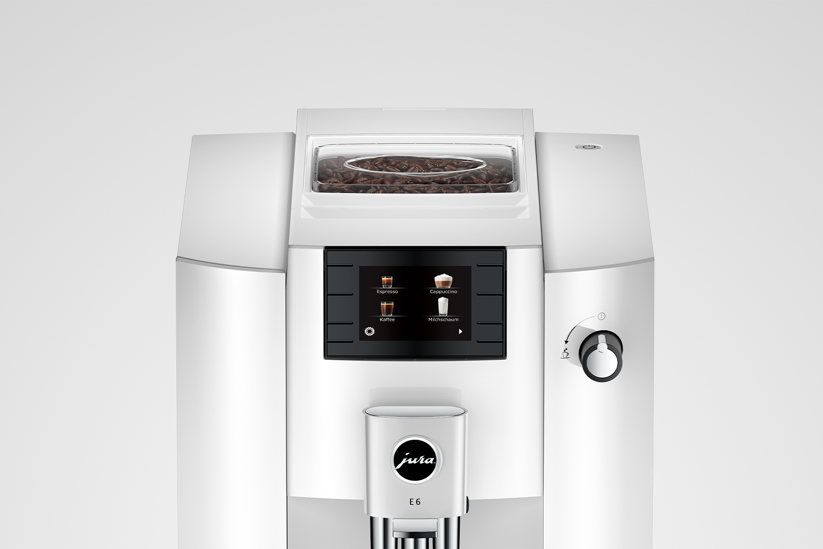 Jura E6 Piano White EC -kahvikone