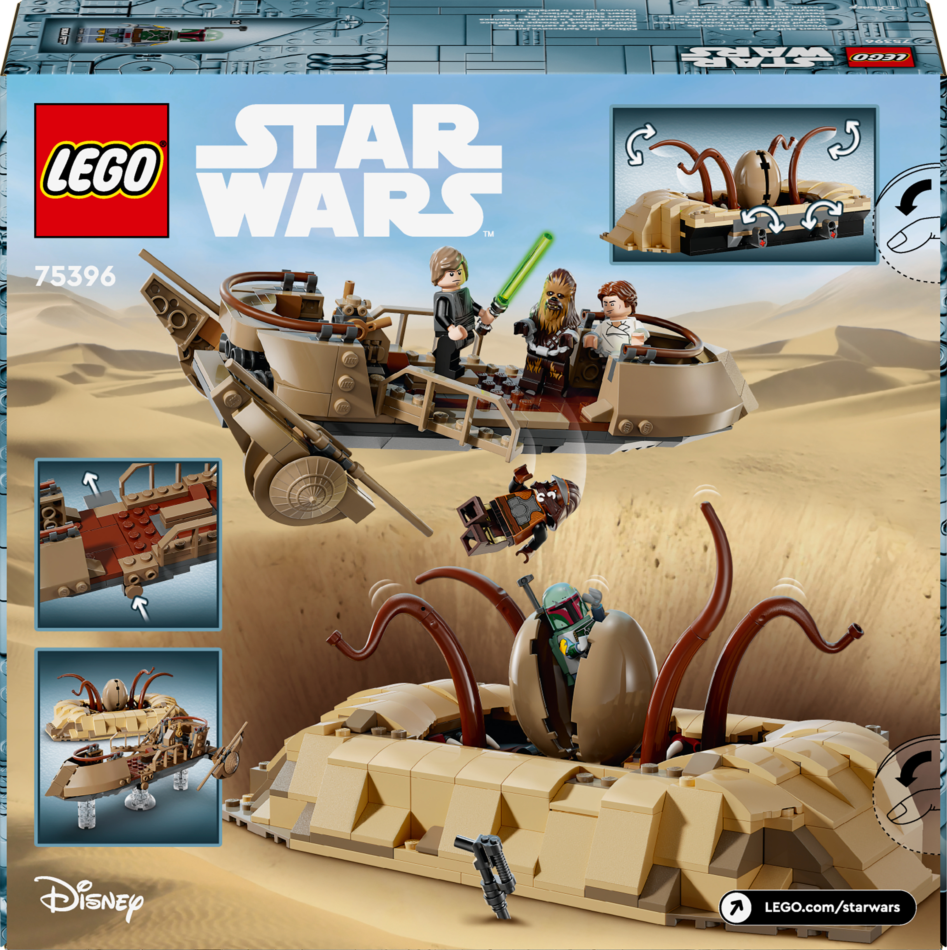 LEGO Star Wars 75396 - Aavikkoalus ja Sarlakin kuoppa
