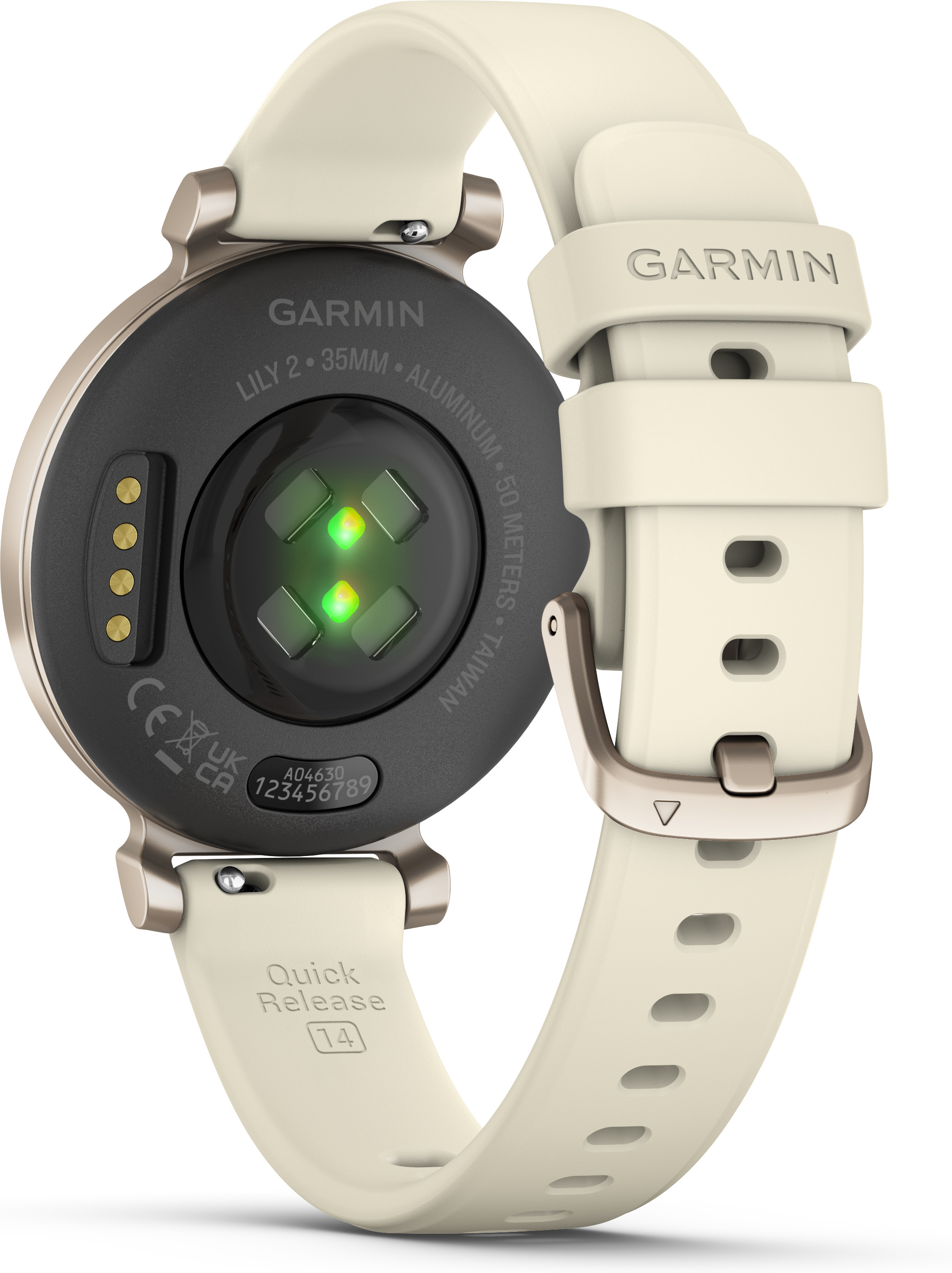 Garmin Lily 2 -fitnesskello, Cream Gold / Coconut