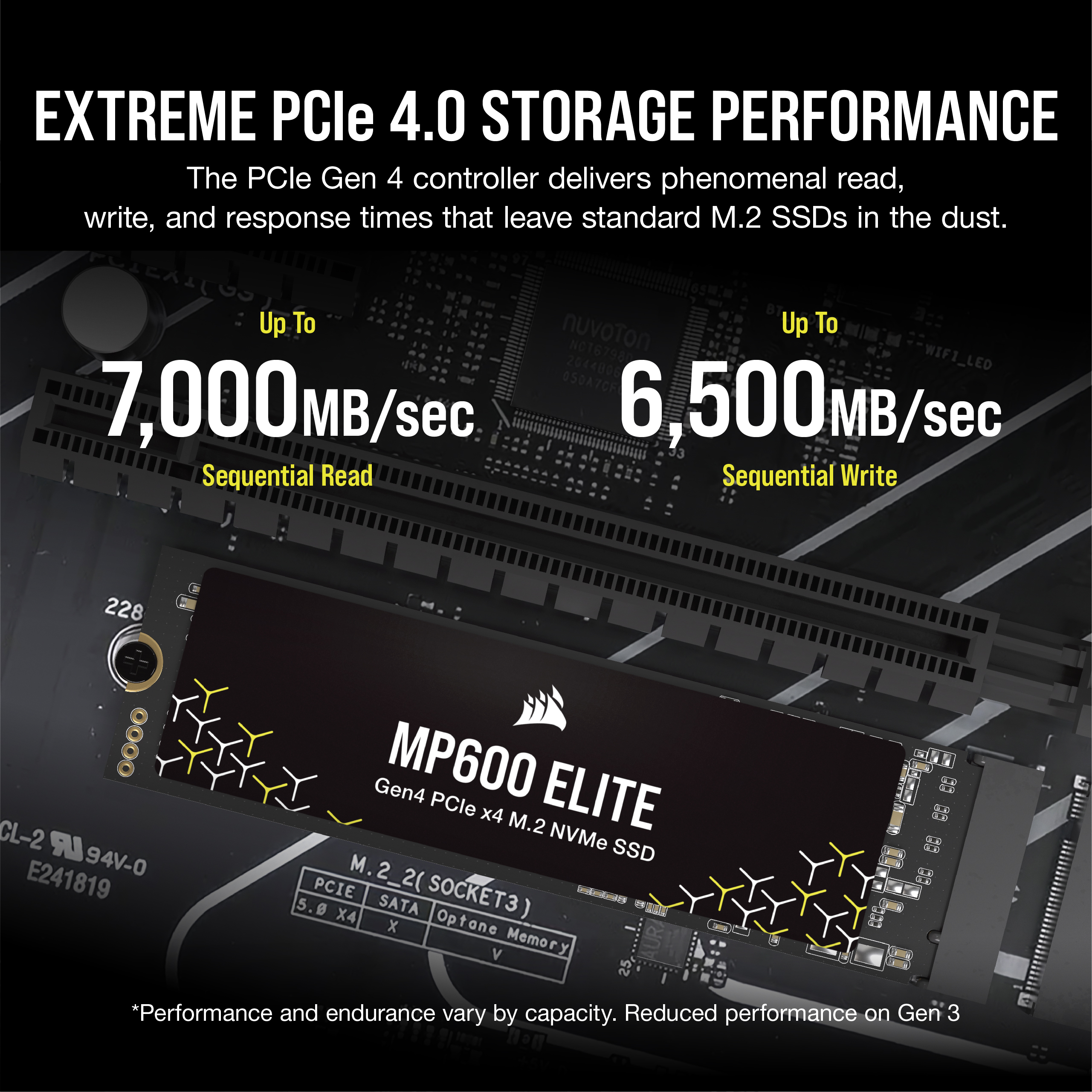 Corsair MP600 Elite 1 Tt M.2 NVMe -SSD-kovalevy