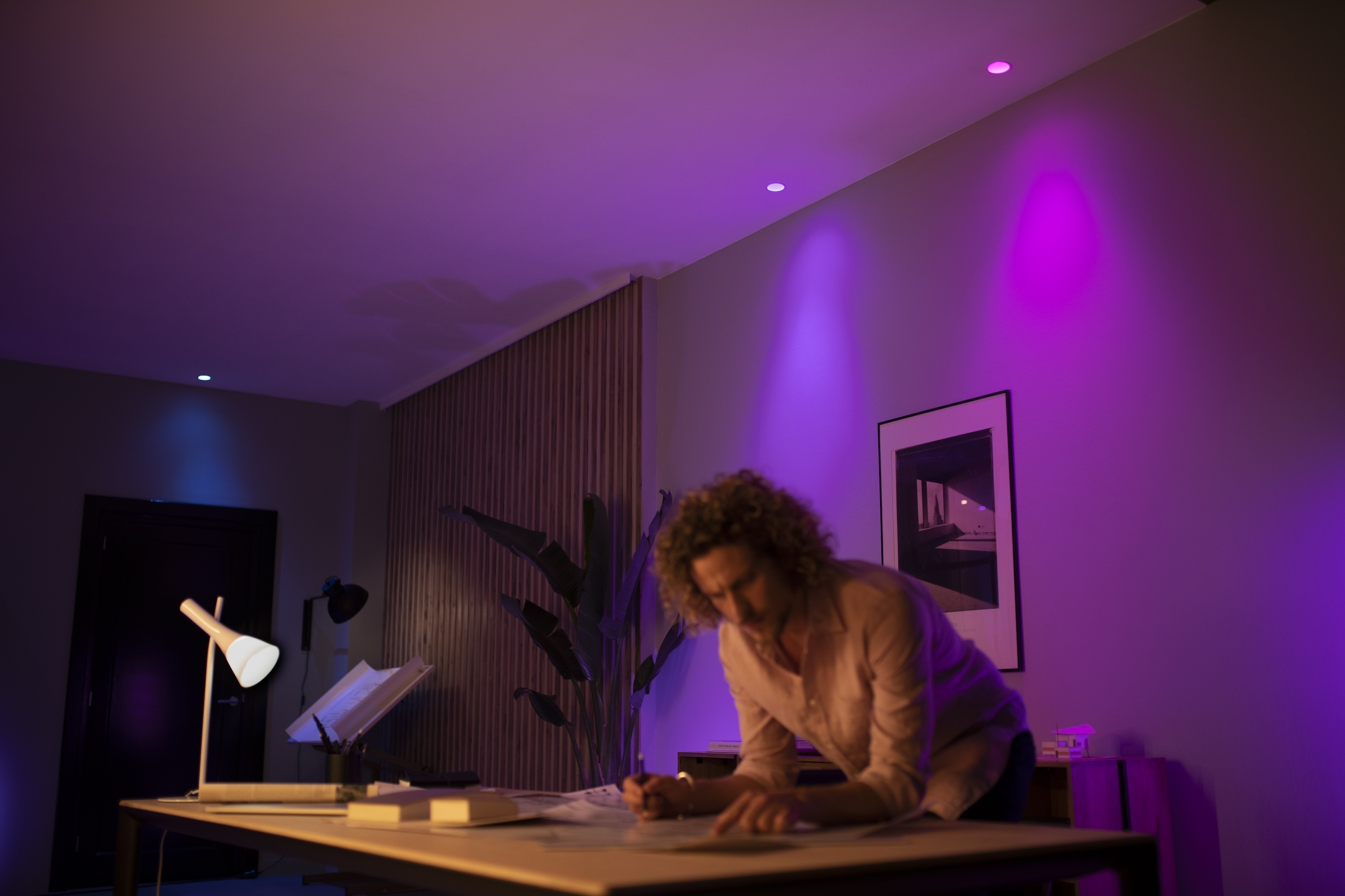Philips Hue -LED-älylamppu, BT, White, GU10, 4,2 W, 2-pack