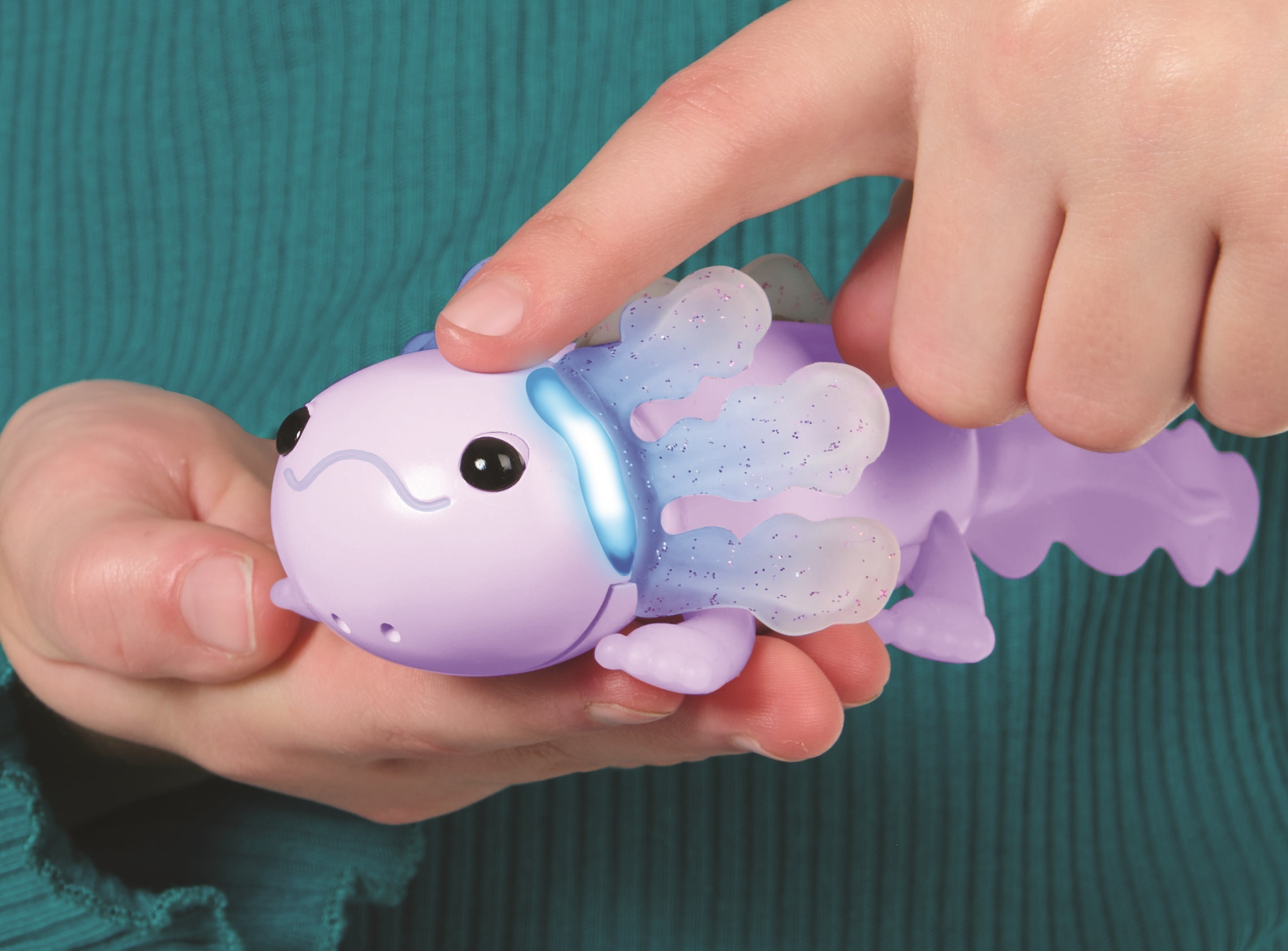 Fingerlings - aksolotli violetti