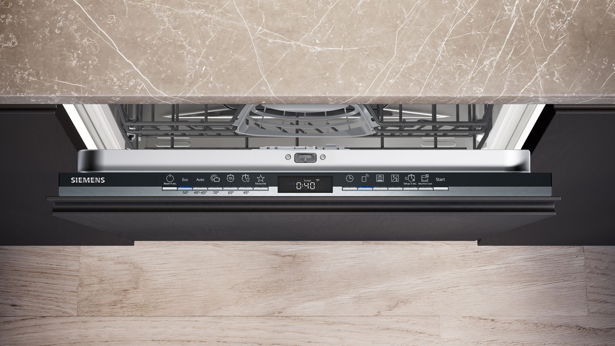 Siemens SN63HX04ME iQ300 astianpesukone, integroitava
