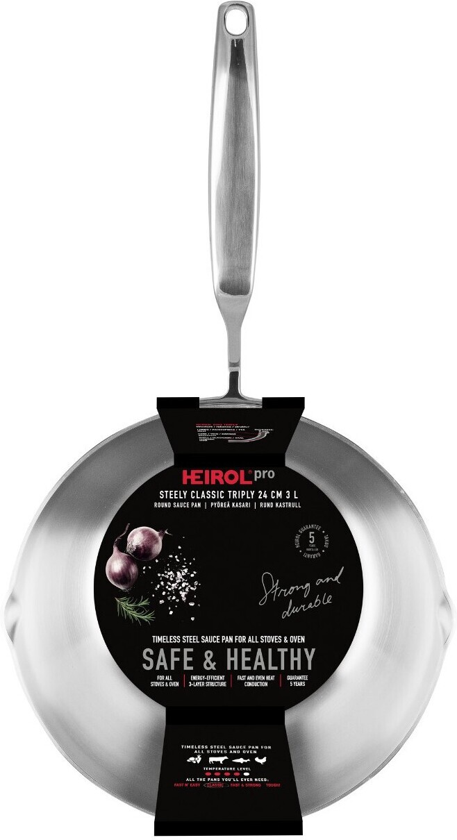 Heirol Steely Classic Triply -kasari, 24 cm/3 L