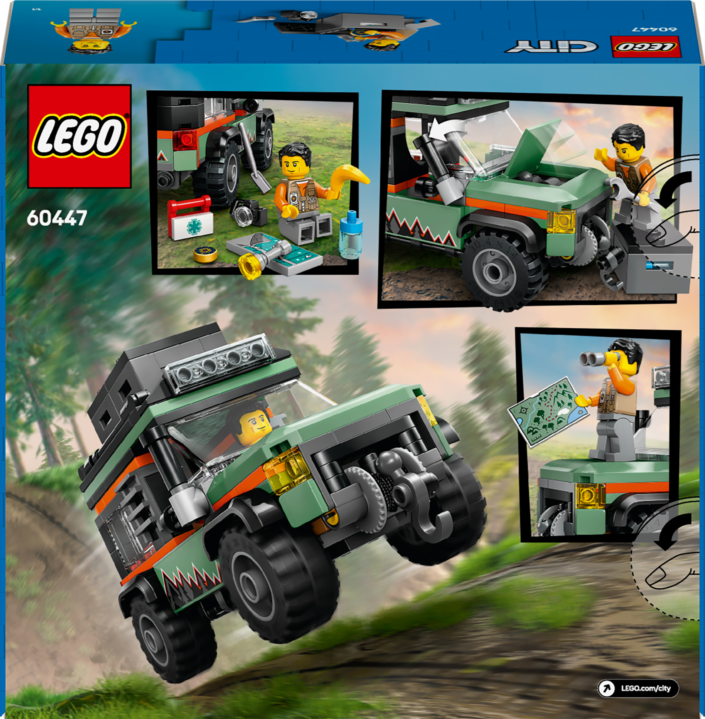LEGO City 60447 – Nelivetoinen vuoristomaastoauto