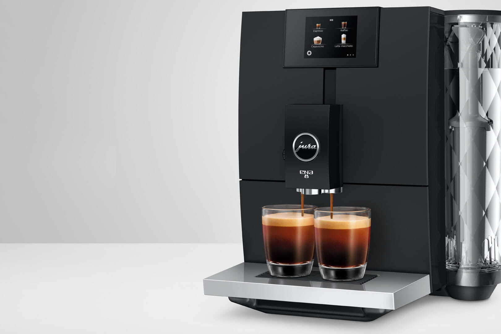 Jura ENA 8 Metropolitan Black -kahviautomaatti, musta