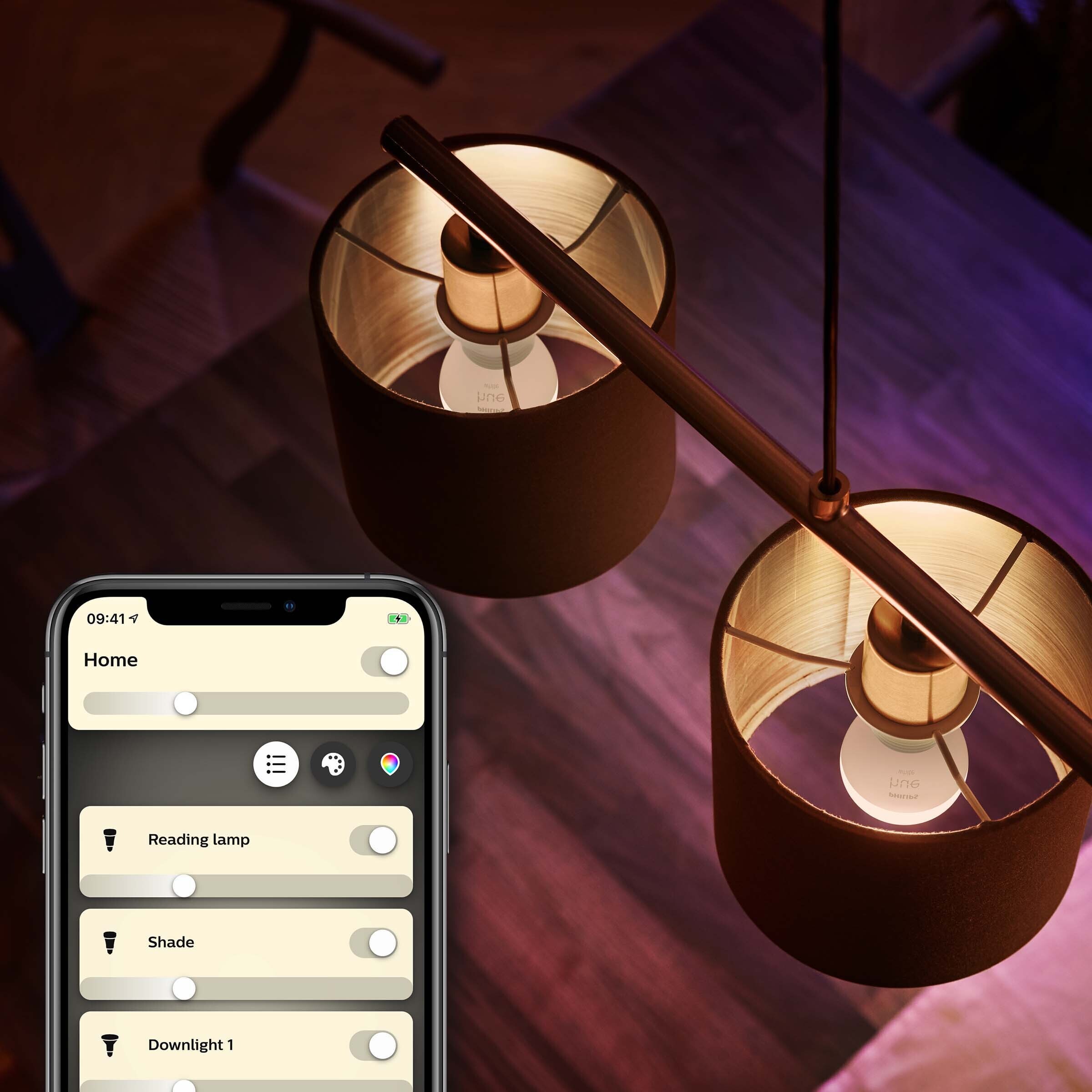 Philips Hue -LED-älylamppu, BT, White, E14, 470 lm, mainoslamppu pyöreä, 2 kpl pakkaus