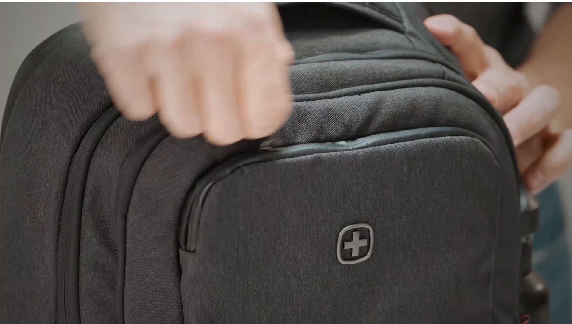 Wenger MX Professional -reppu, 16", 21 litraa, harmaa 2 Wenger MX Professional -reppu, 16", 21 litraa, harmaa - Image 2