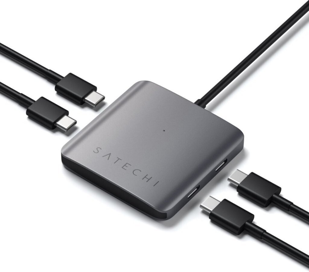 Satechi 4-porttinen USB-C Hub -adapteri