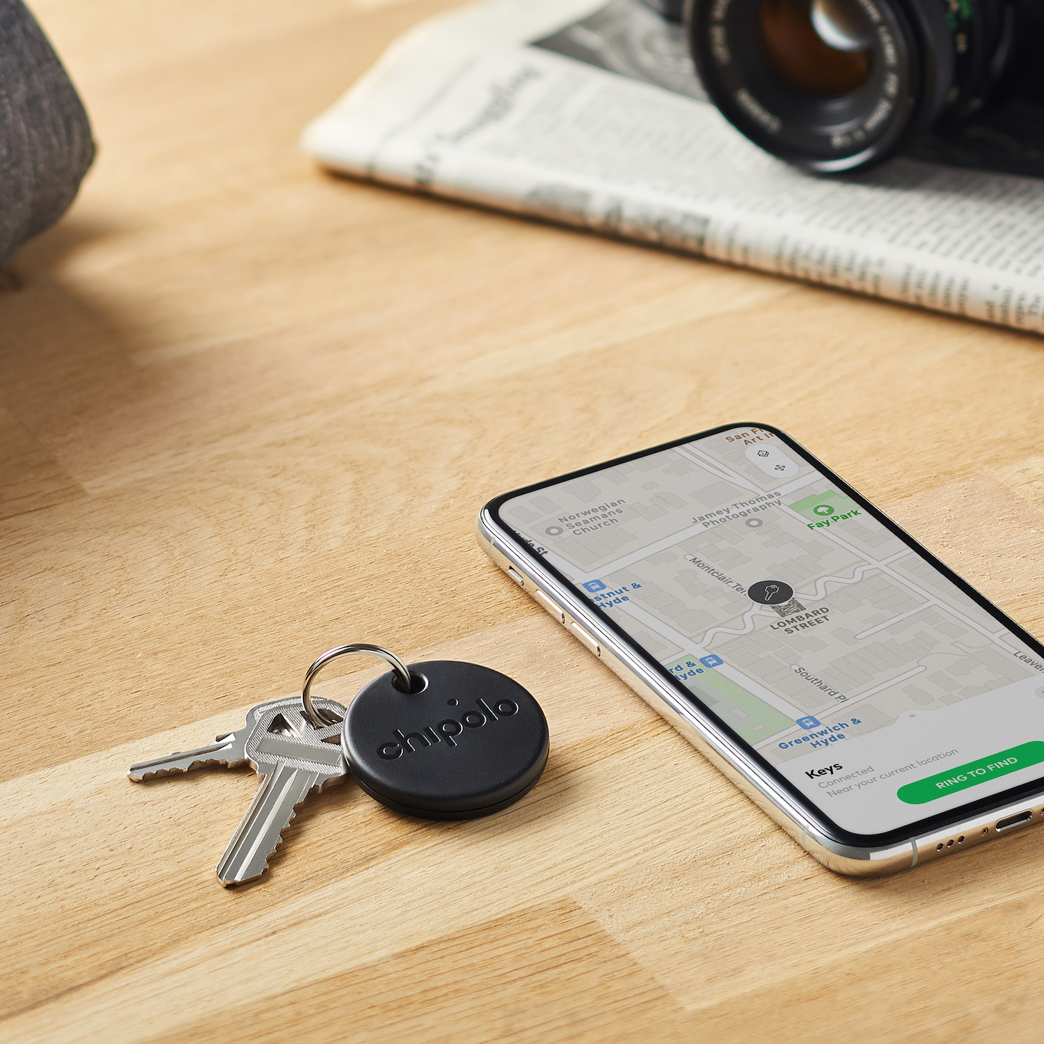 Chipolo ONE -bluetooth-paikannin, vihreä