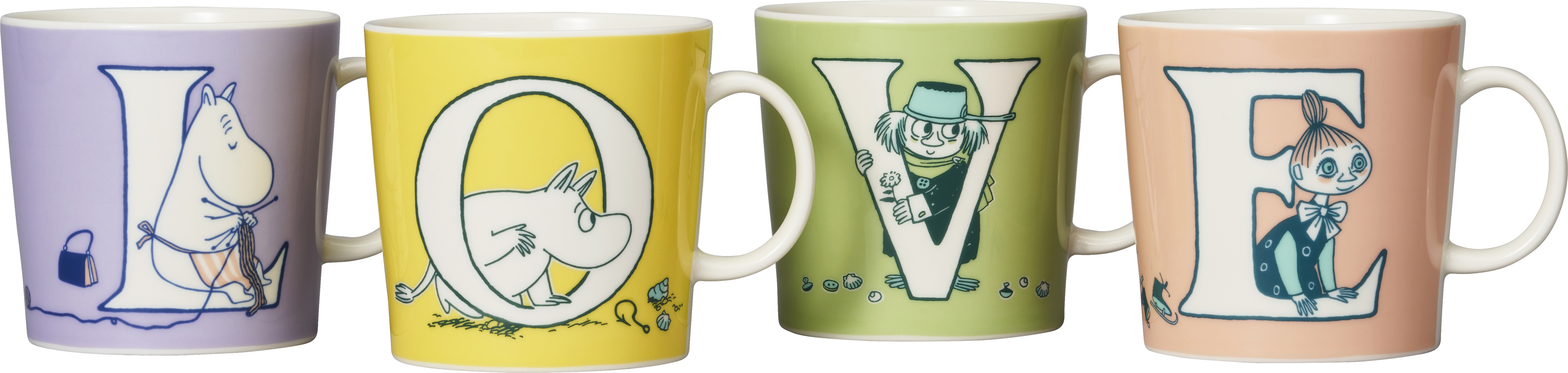 Arabia Muumi ABC -muki V, 0,4 l