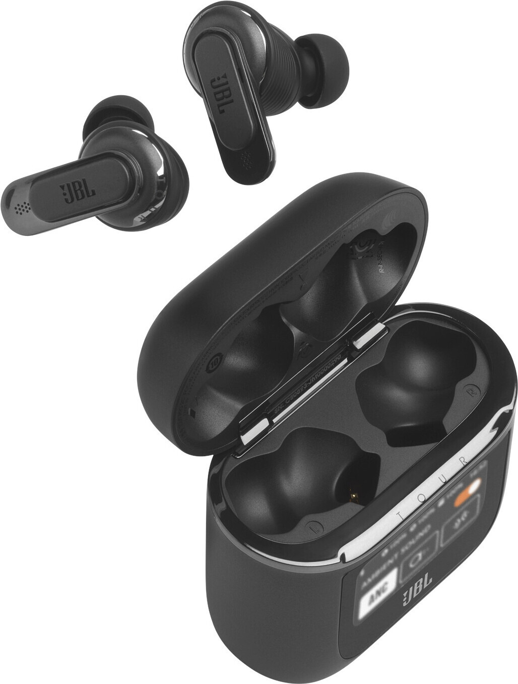 JBL Tour Pro 2 -langattomat vastamelunappikuulokkeet, musta