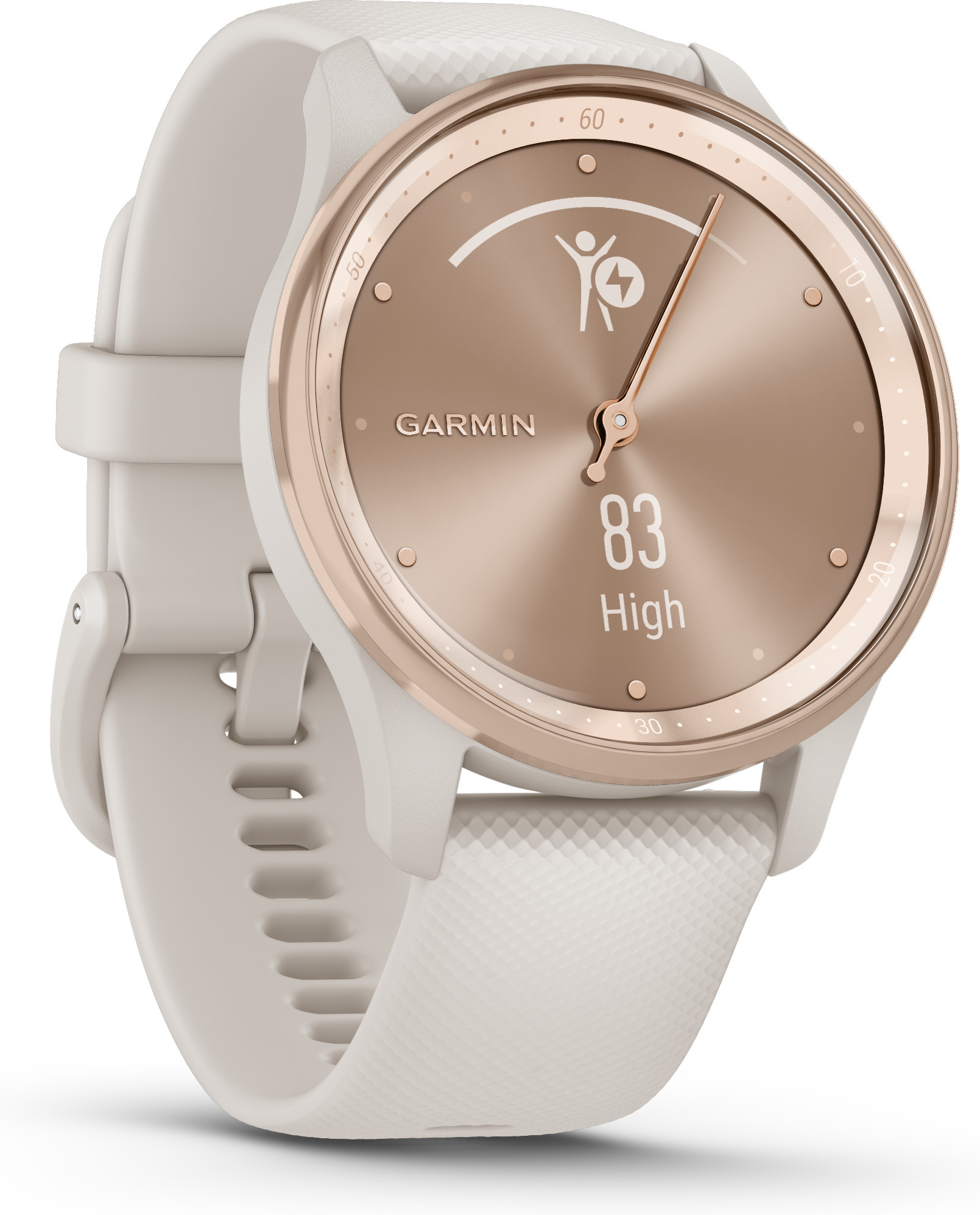 Garmin Vivomove Trend -hybridiälykello, persikka/kulta
