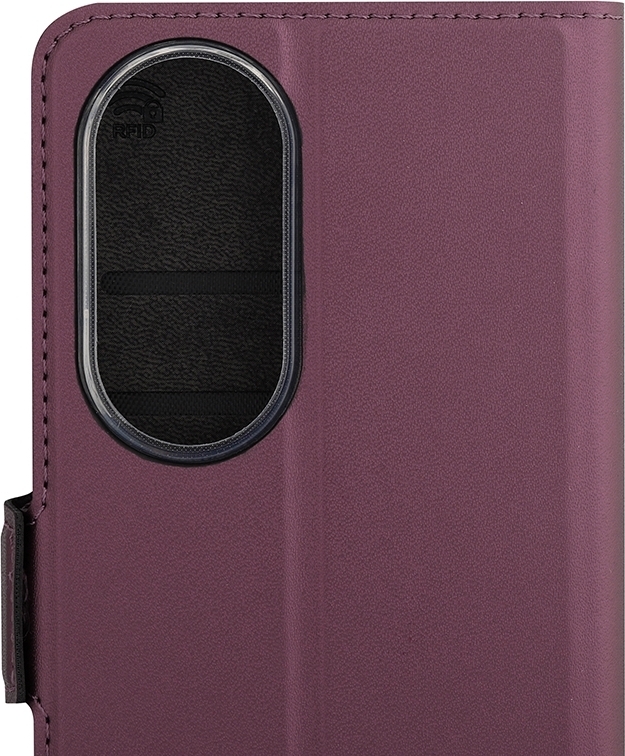 Wave BookCase -suojakotelo, Honor 90, Smoky Sangria