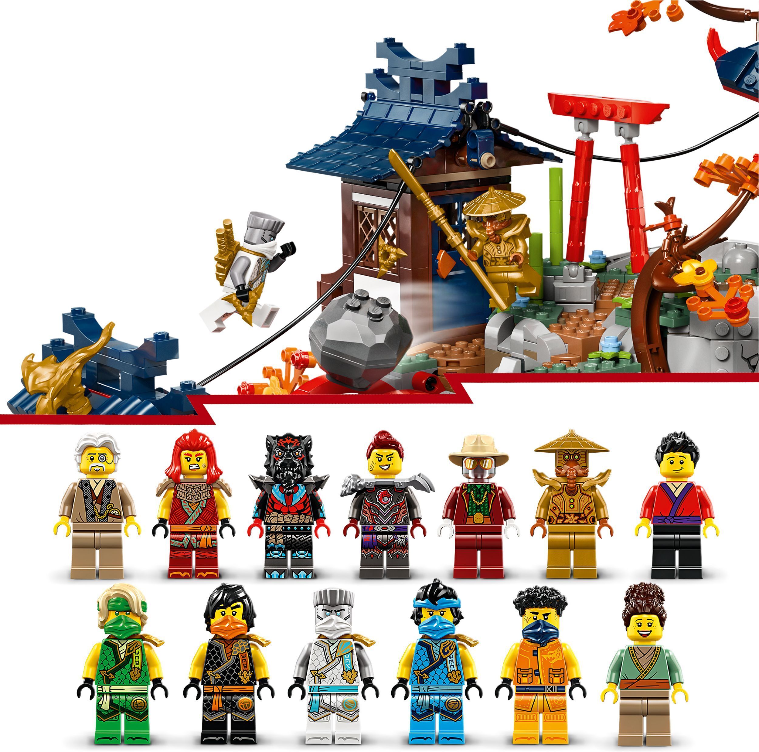 LEGO Ninjago 71818 - Turnajaisten taisteluareena