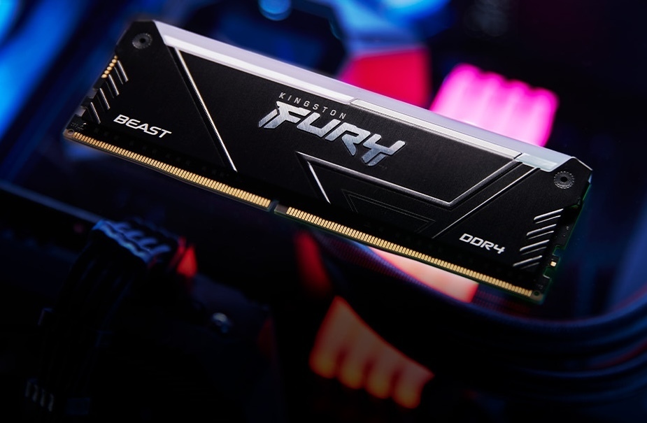 Kingston FURY Beast RGB DDR4 3200 MHz CL16 64 Gt -muistimodulipaketti