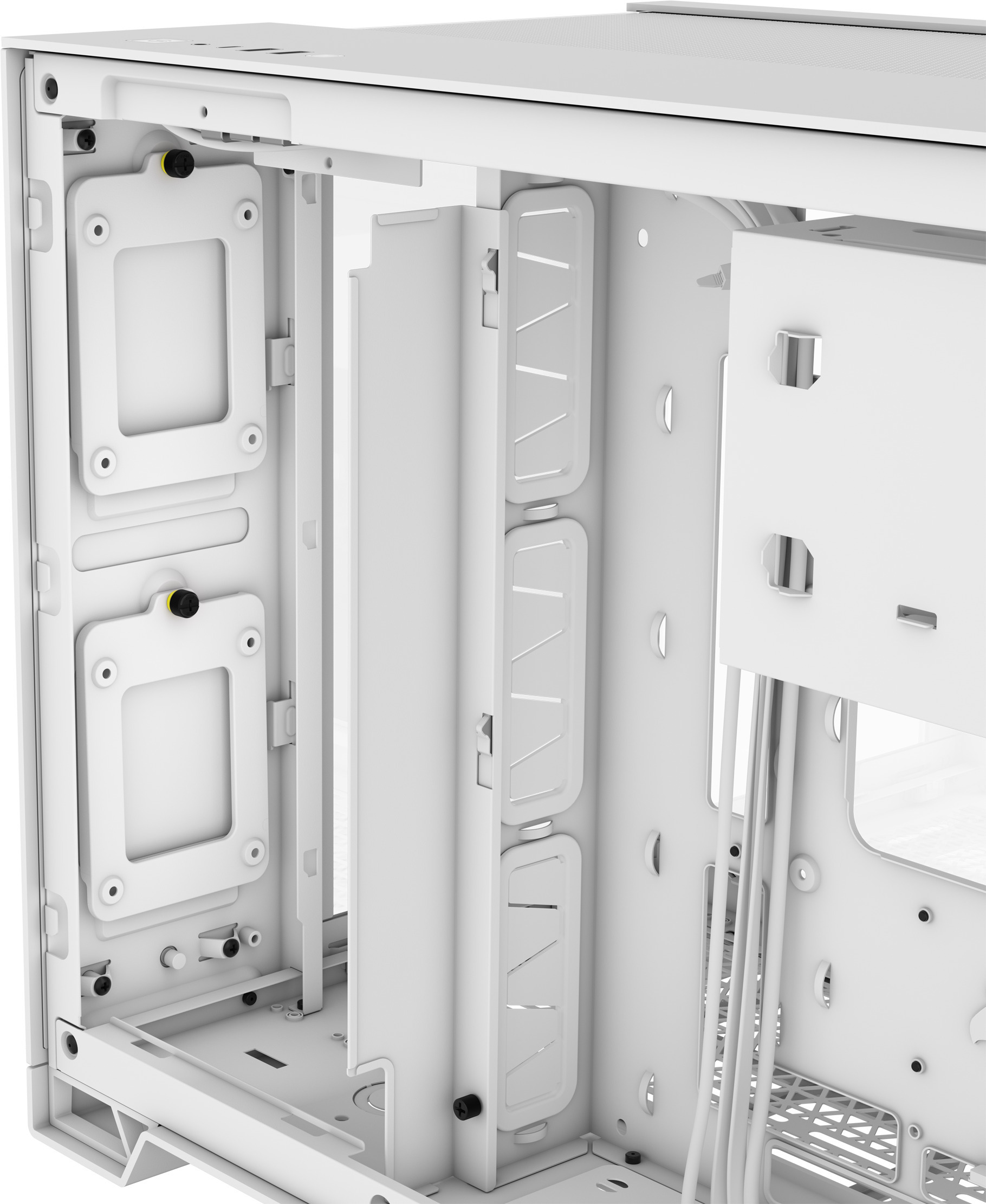 Corsair 2500X Micro-ATX-kotelo panoraamaikkunalla, valkoinen