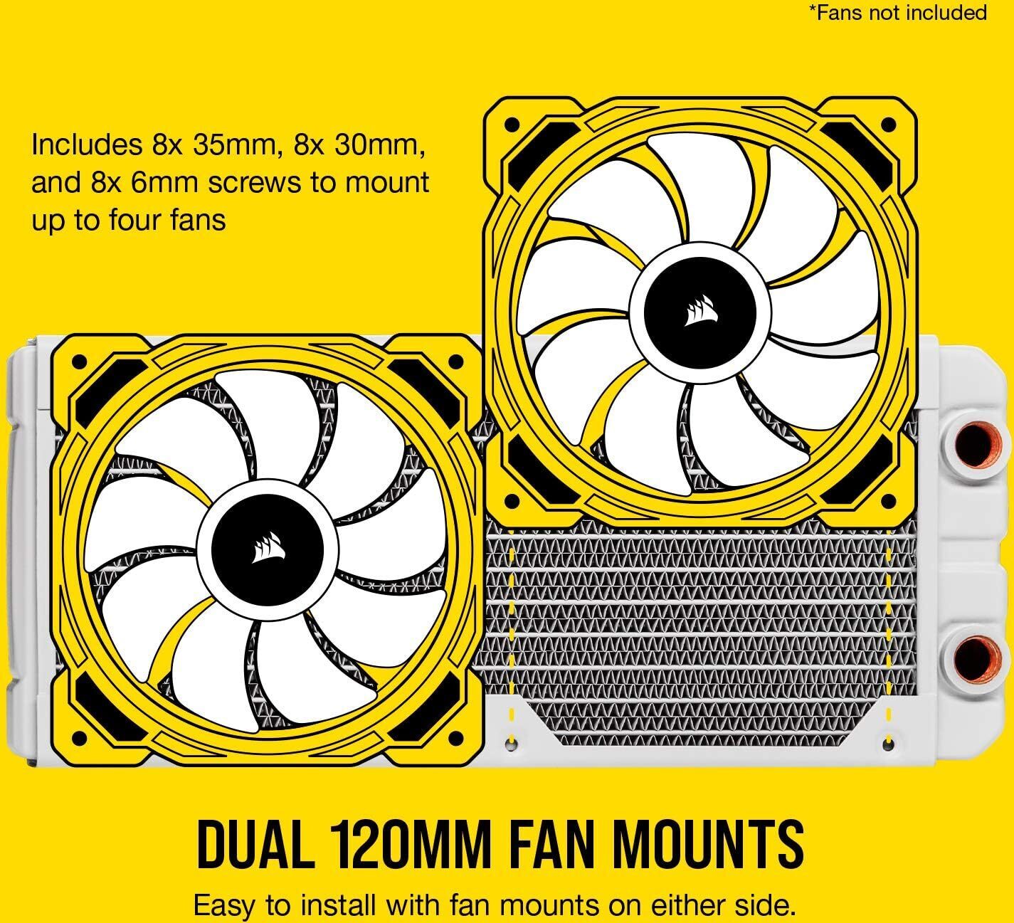 Corsair Hydro X Series Radiator XR5 -jäähdytin, 240 mm, valkoinen