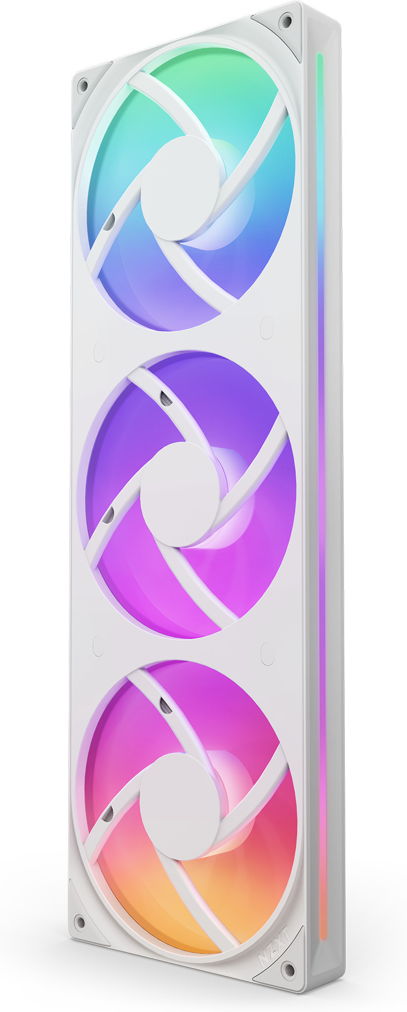 NZXT F280 RGB CORE -tuuletin, 2 * 140 mm, valkoinen