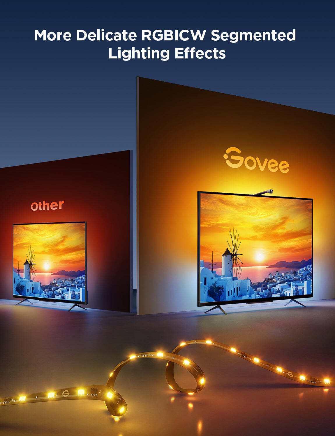 Govee TV Backlight 3 Lite -LED-valonauha, 55 - 65" televisioille