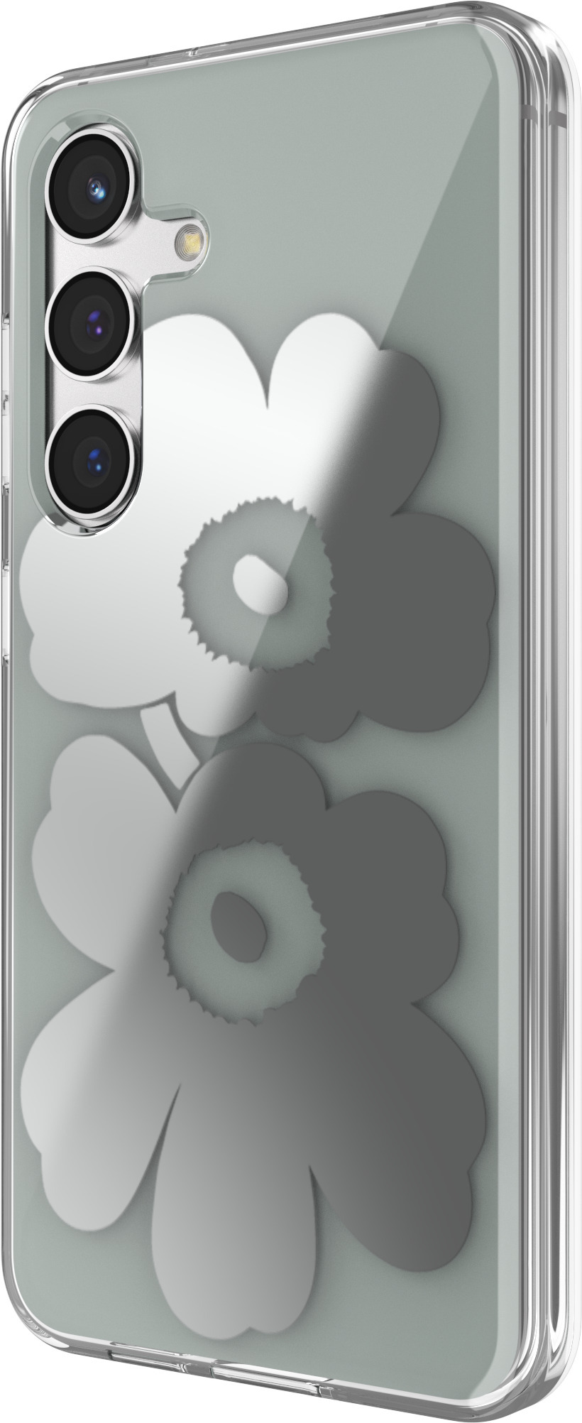 Samsung x Marimekko Dual Layer Case -suojakuori, Samsung Galaxy S24, hopea/harmaa