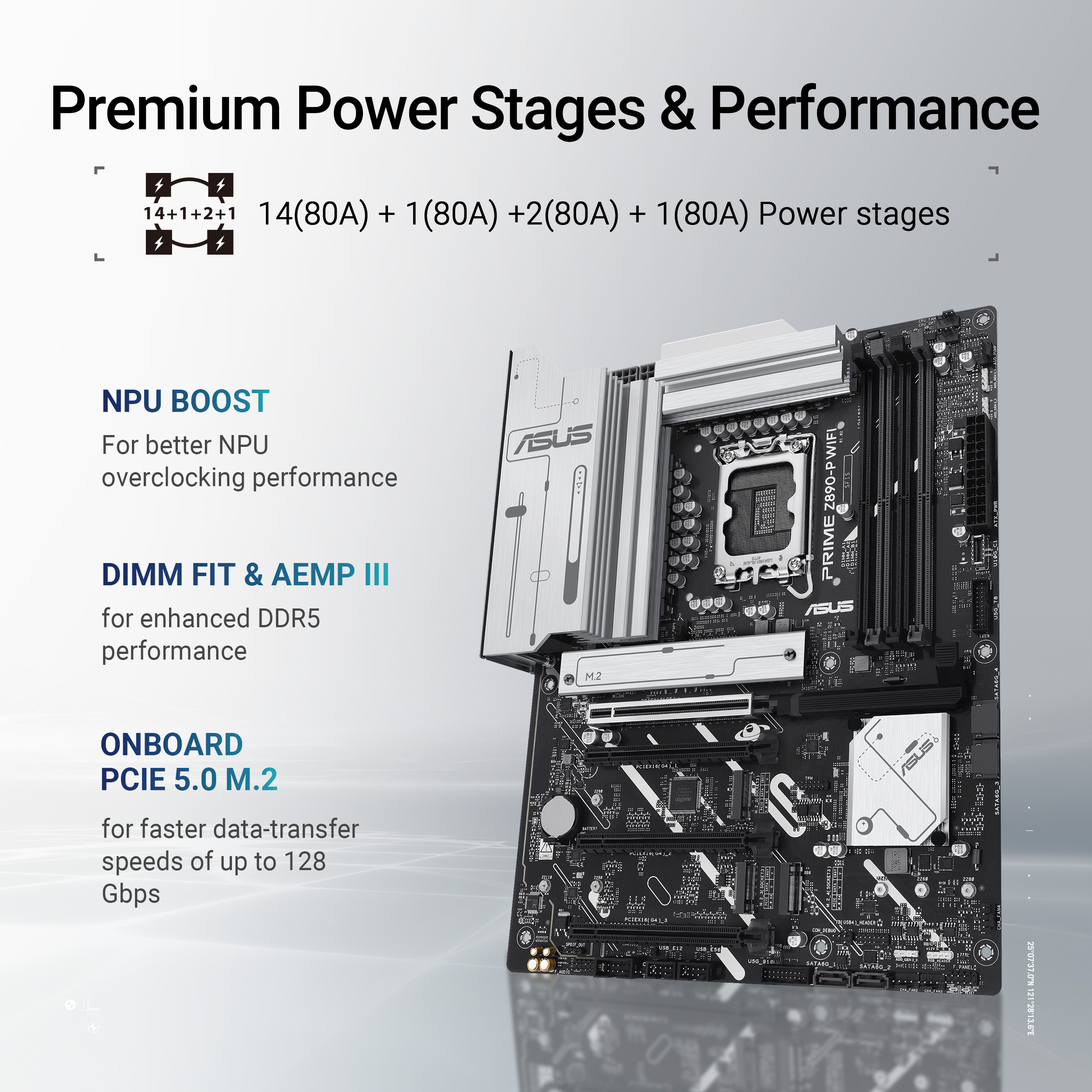 ASUS PRIME Z890-P WIFI ATX -emolevy