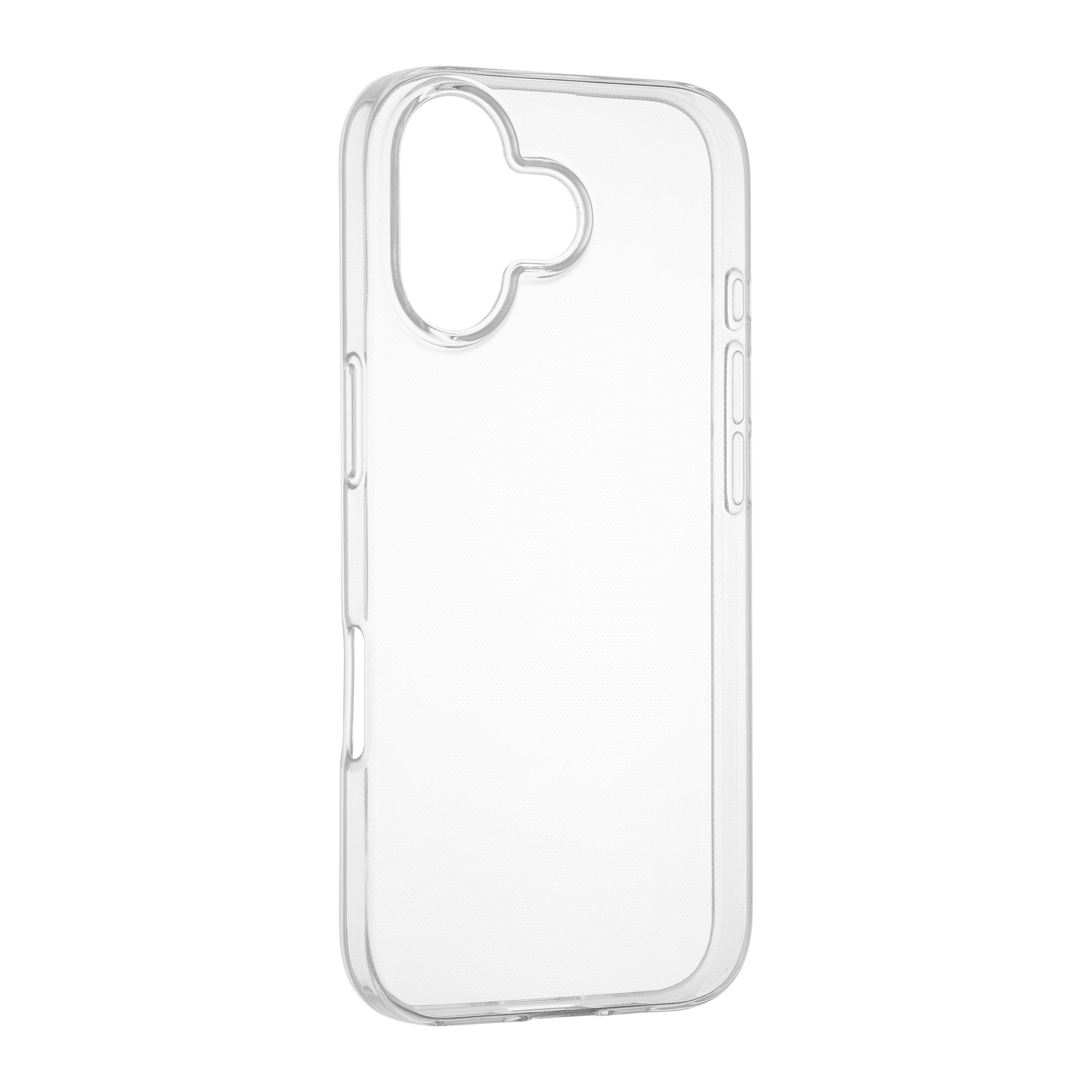 FoneKit silikonisuoja, iPhone 17, läpinäkyvä