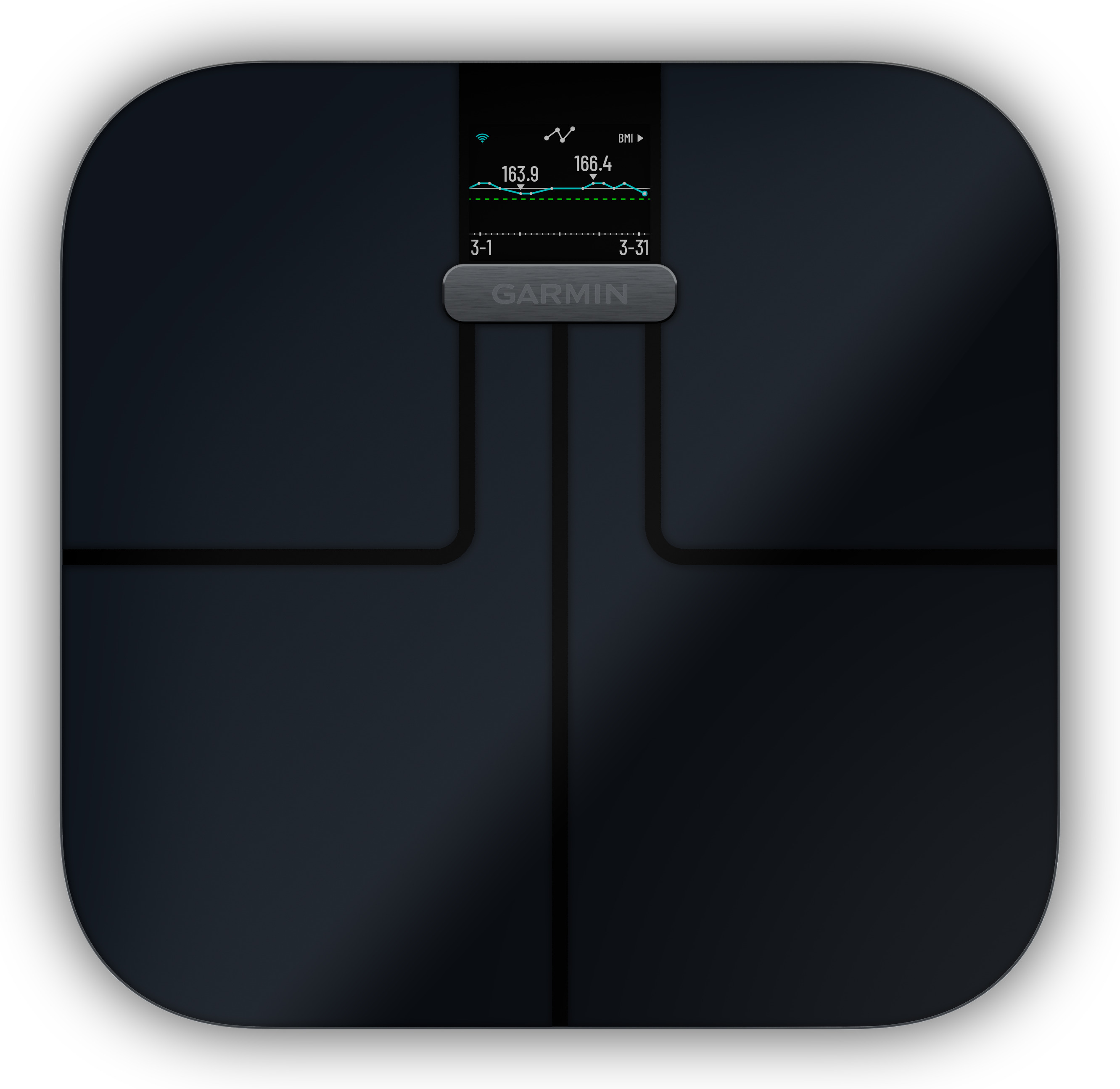 Garmin Index S2 -älyvaaka, musta