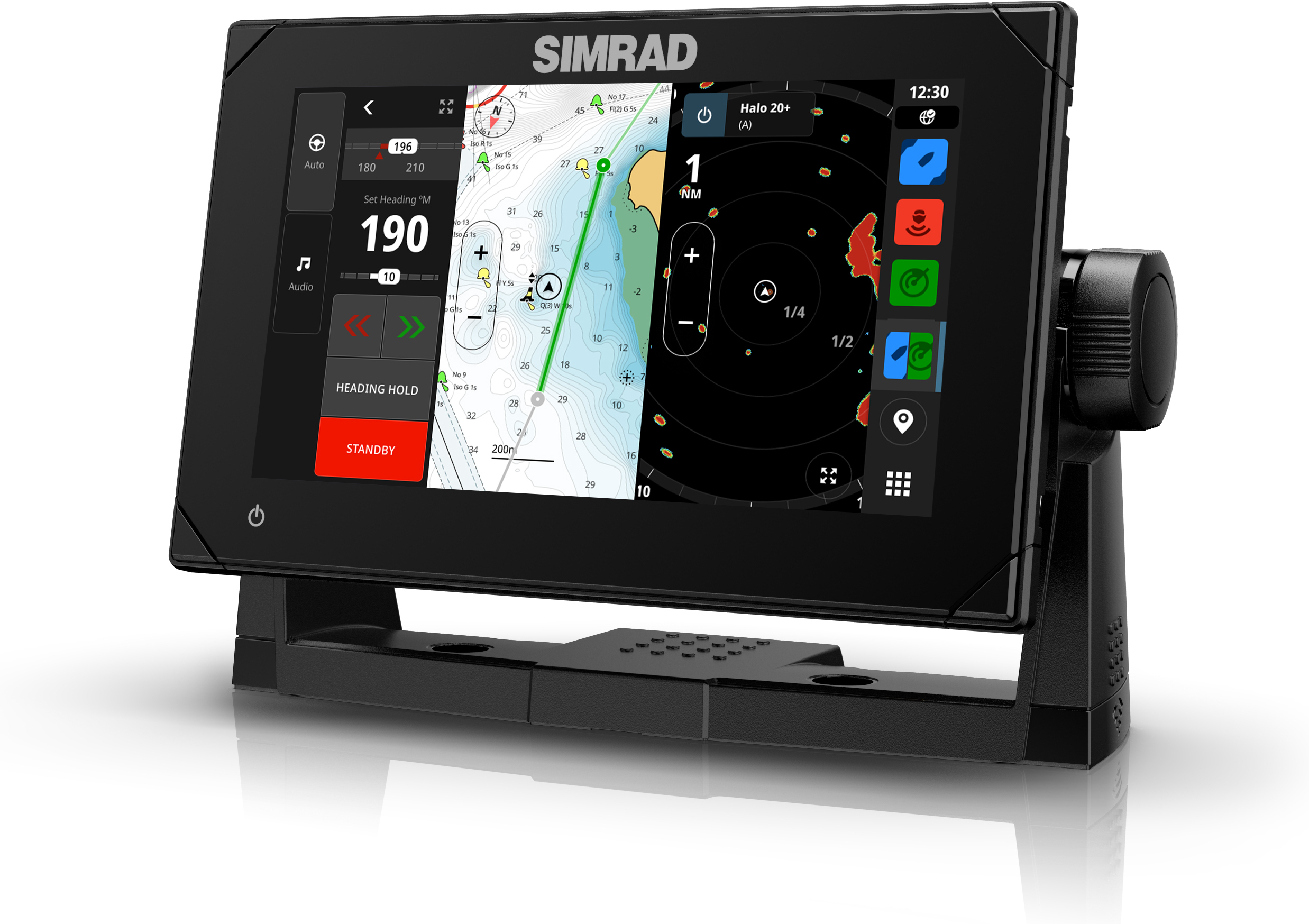 Simrad NSX 3007 7" -karttaplotteri ja kaikuluotain ilman kaikuanturia