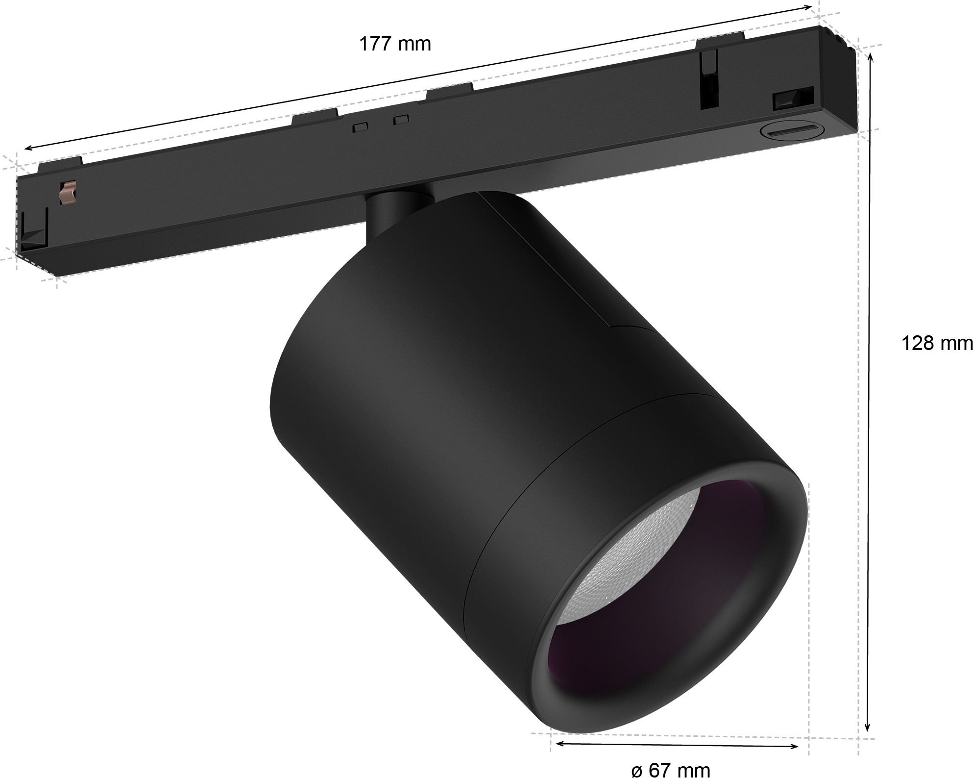 Philips Hue Perifo Cylinder -älykohdevalo, White and Color Ambiance, musta