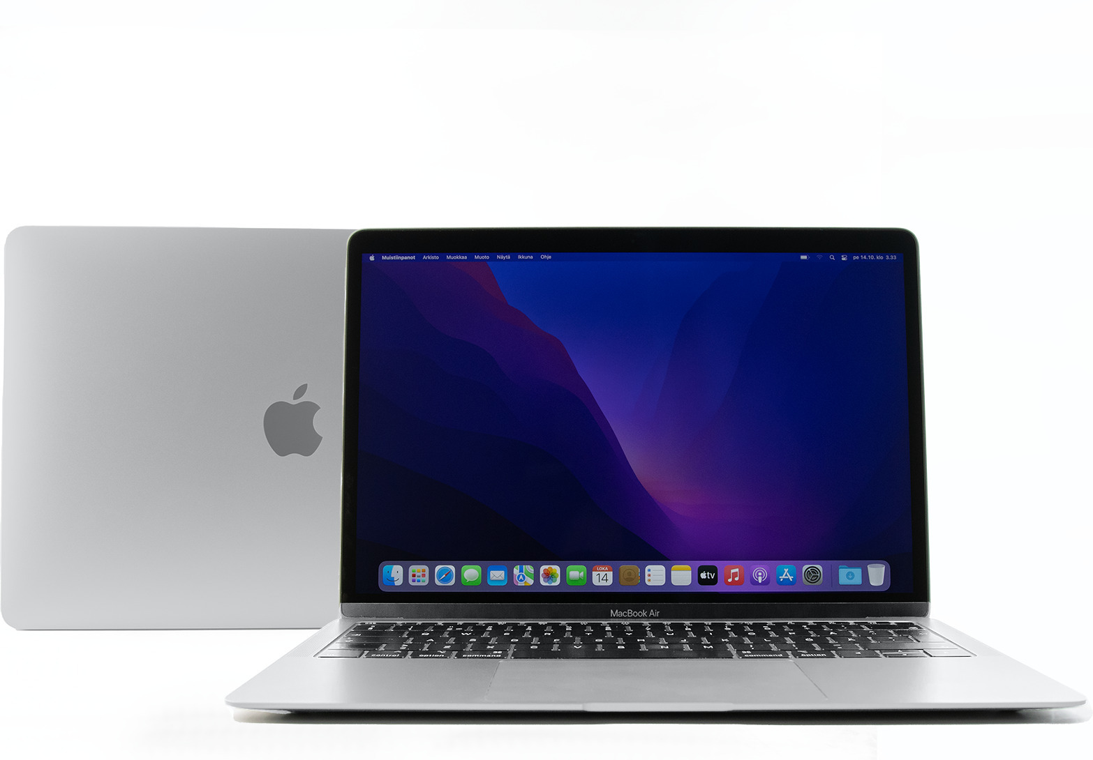 Käytetty Apple MacBook Air Retina 13" M1 2020 kannettava tietokone, hopea (MGNA3LL/A)