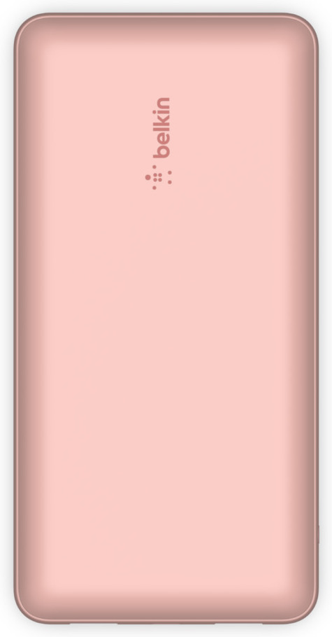 Belkin Power Bank 20K -varavirtalähde, 20 000 mAh, vaaleanpunainen