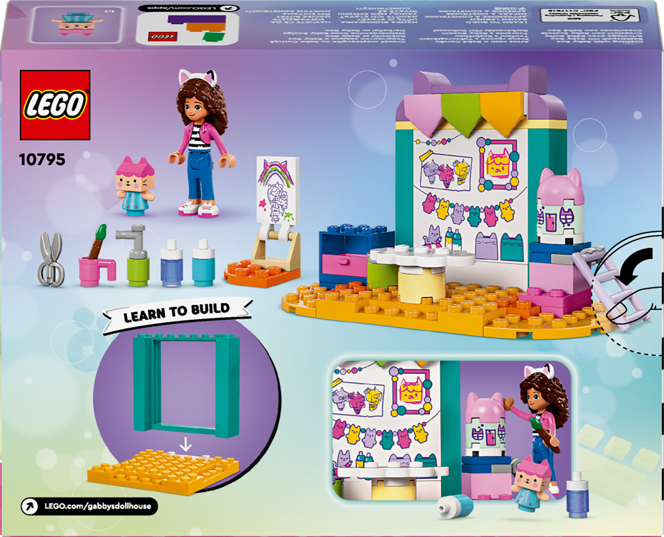 LEGO Gabbyn Nukketalo 10795  - Askartelua Boksivauvan kanssa