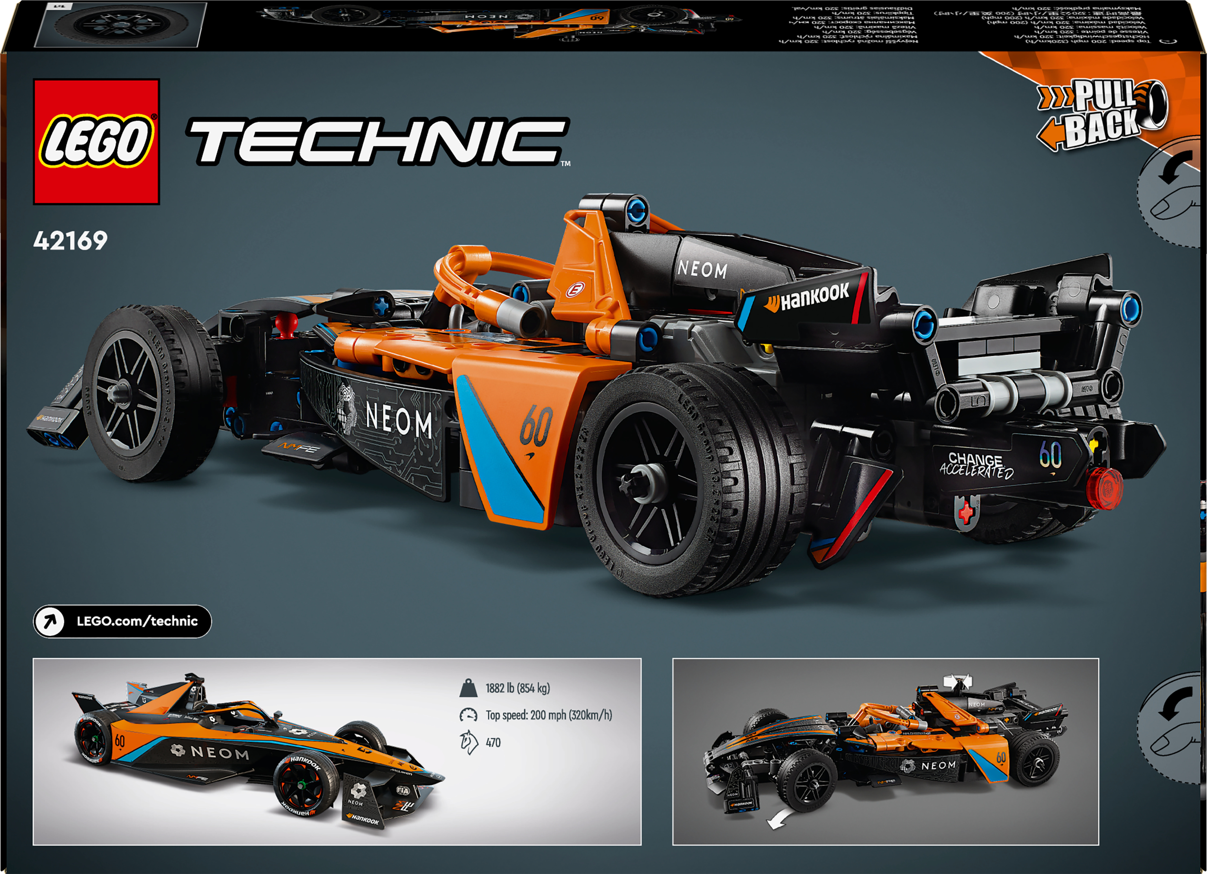 LEGO Technic 42169  - NEOM McLaren Formula E Race Car