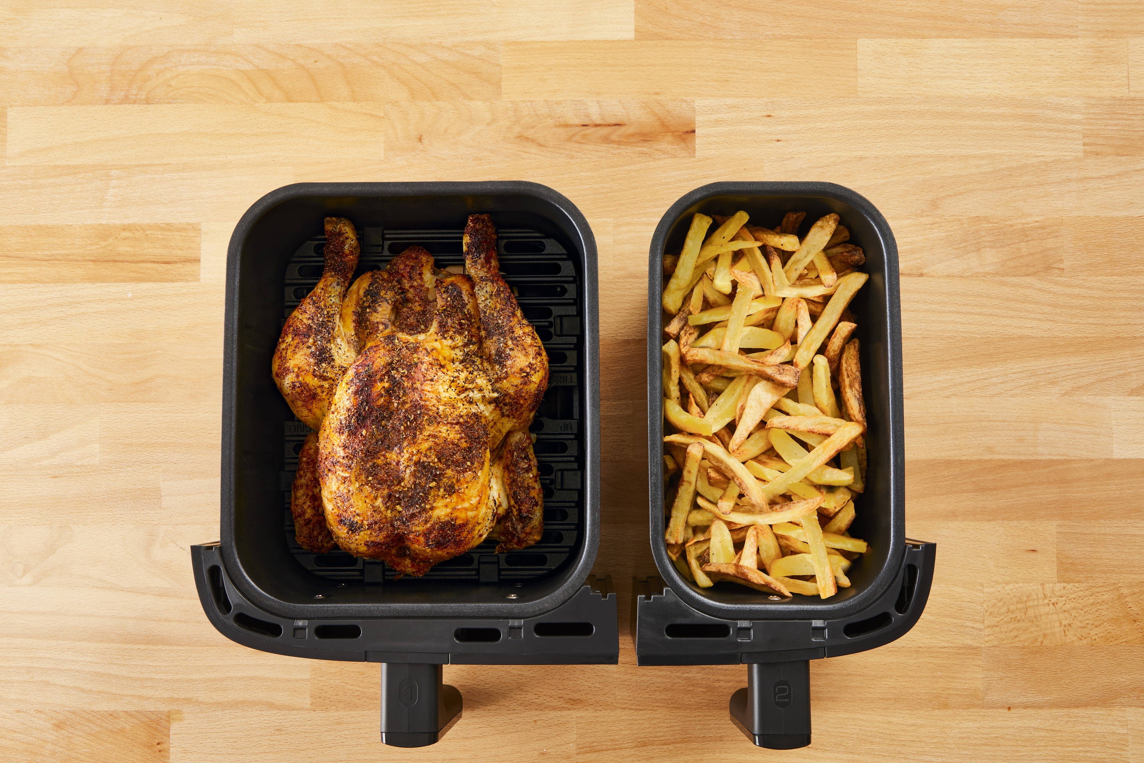 OBH Nordica Dual Easy Fry & Grill -airfryer, 8,3 l