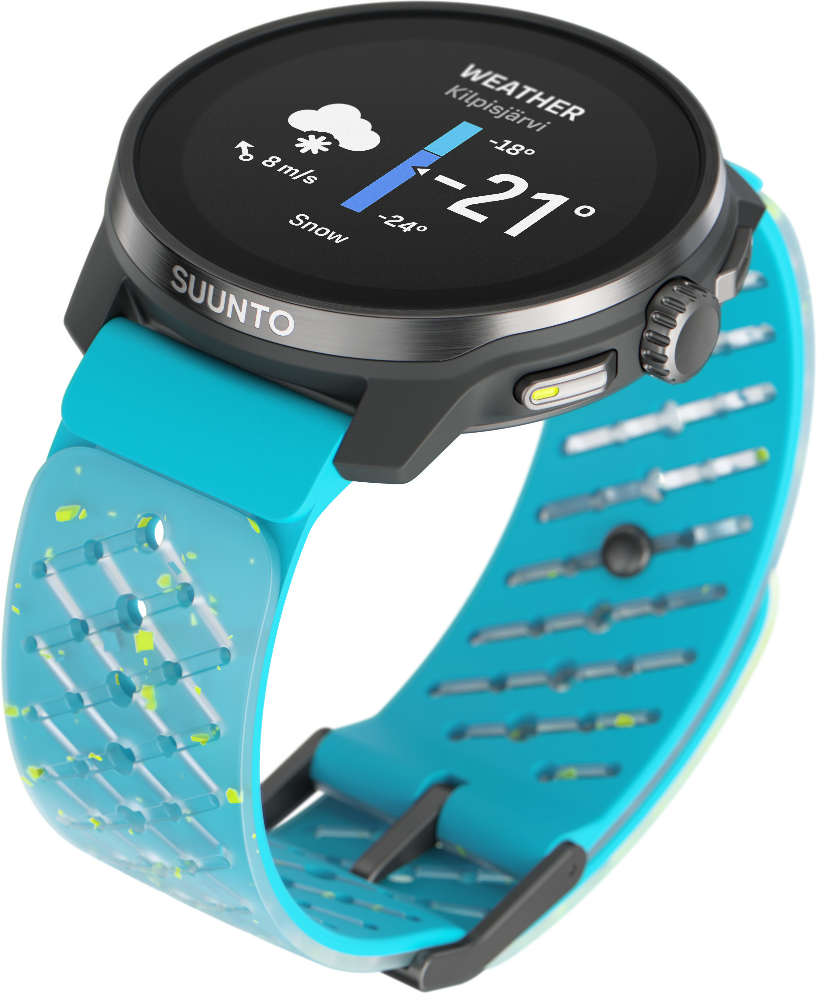 Suunto Race S Titanium Courtney -urheilukello, 45 mm, Graphite