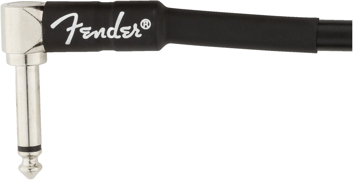 Fender Professional -instrumenttikaapeli kulmaliittimellä 4,5m, musta
