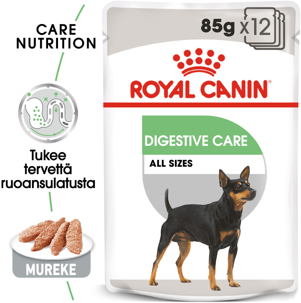 Arvostelut: Royal Canin Digestive Care Wet -märkäruoka, 12 x 85 g – Koiran  säilykeruoka – Koiran märkäruoka – Koiranruoka – Lemmikkitarvikkeet –  