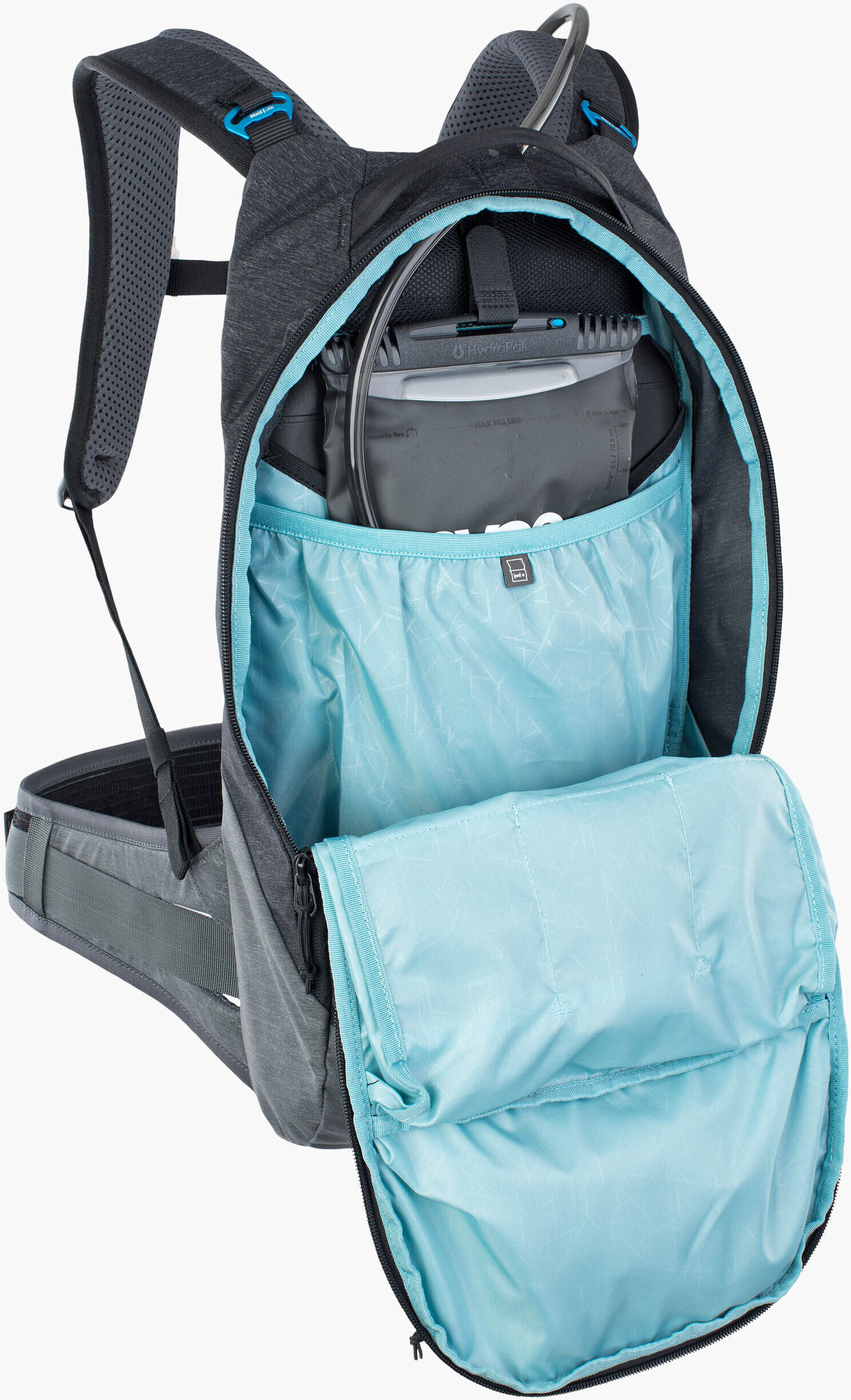 Evoc TRAIL PRO 10 -reppu, S/M, musta