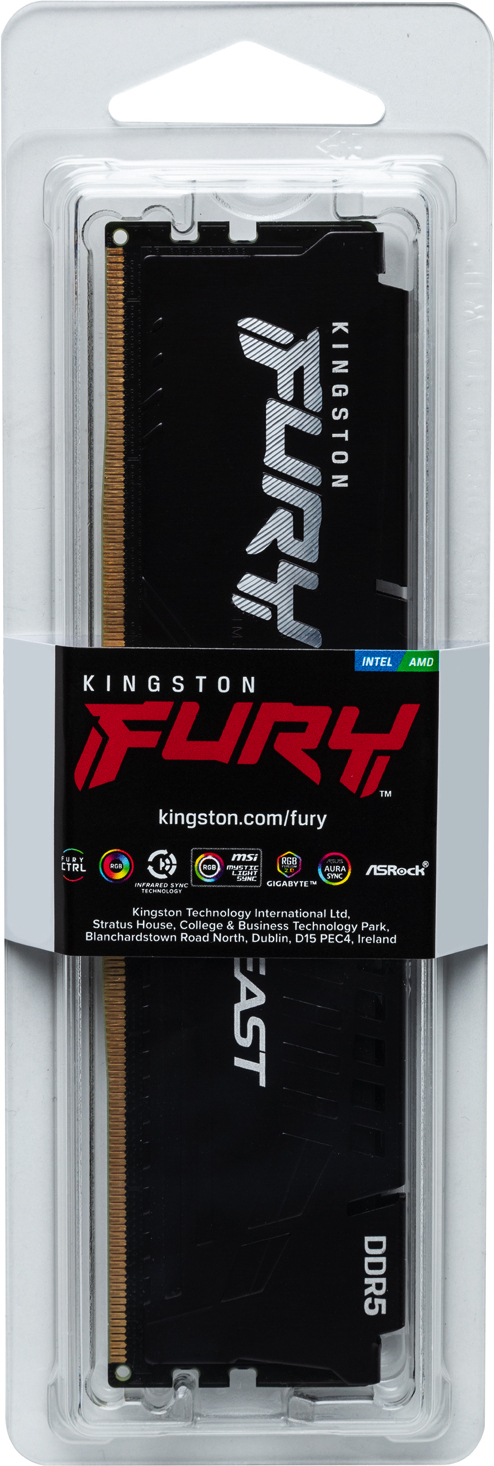 Kingston FURY Beast DDR5 5200 MHz CL40 32 Gt -muistimodulipakkaus