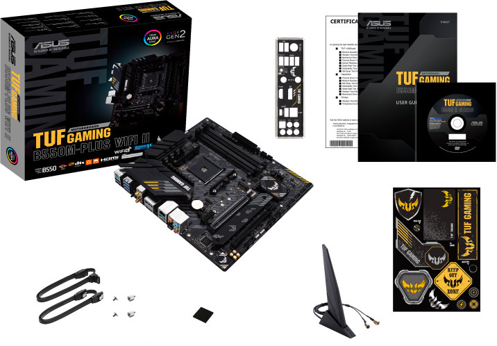 Asus TUF GAMING B550M-PLUS WIFI II AM4 microATX-emolevy