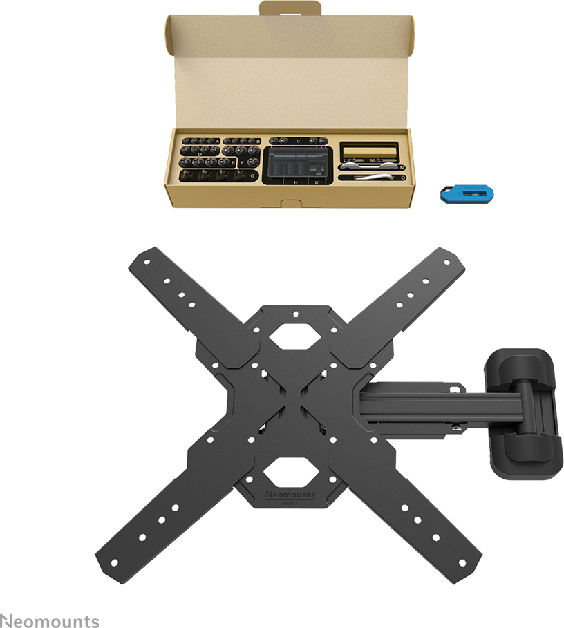 Neomounts by Newstar Select WL40S-840BL14 kääntyvä seinäteline 32"-65" näytöille