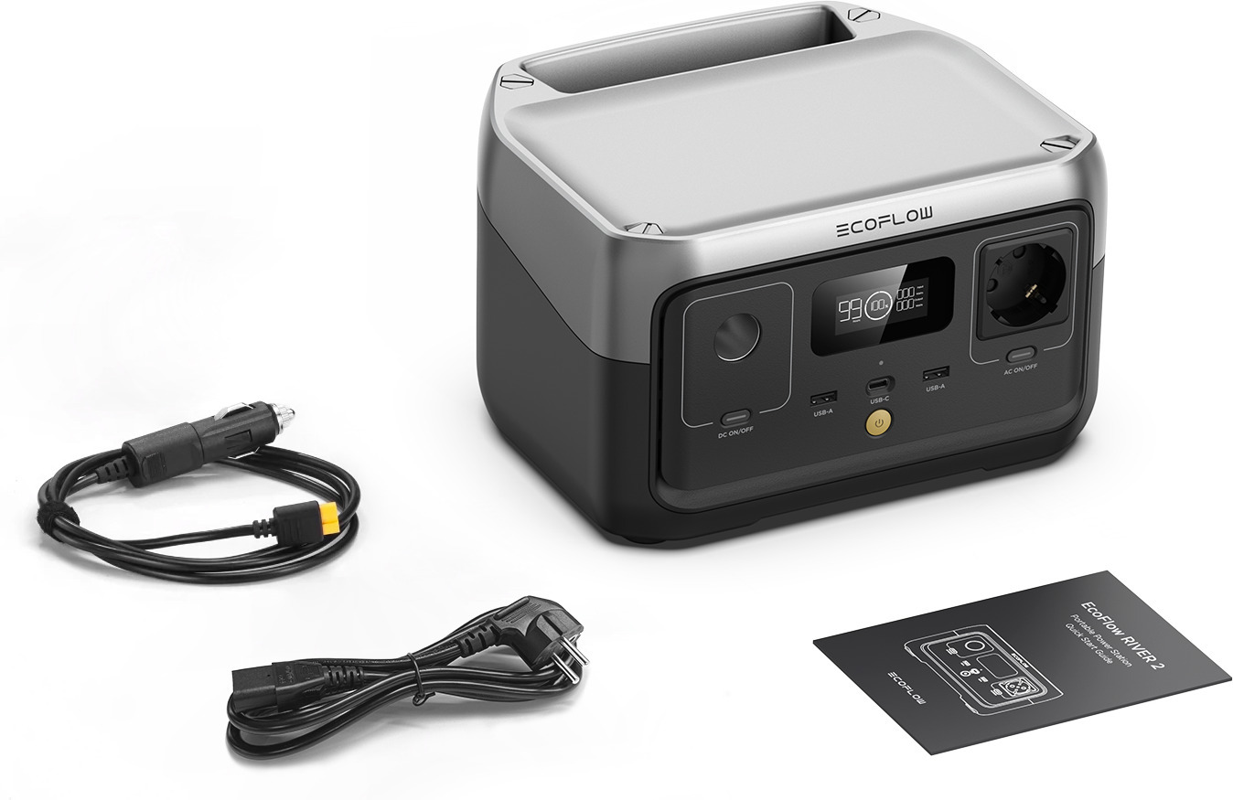 EcoFlow River 2 kannettava virta-asema, 256 Wh