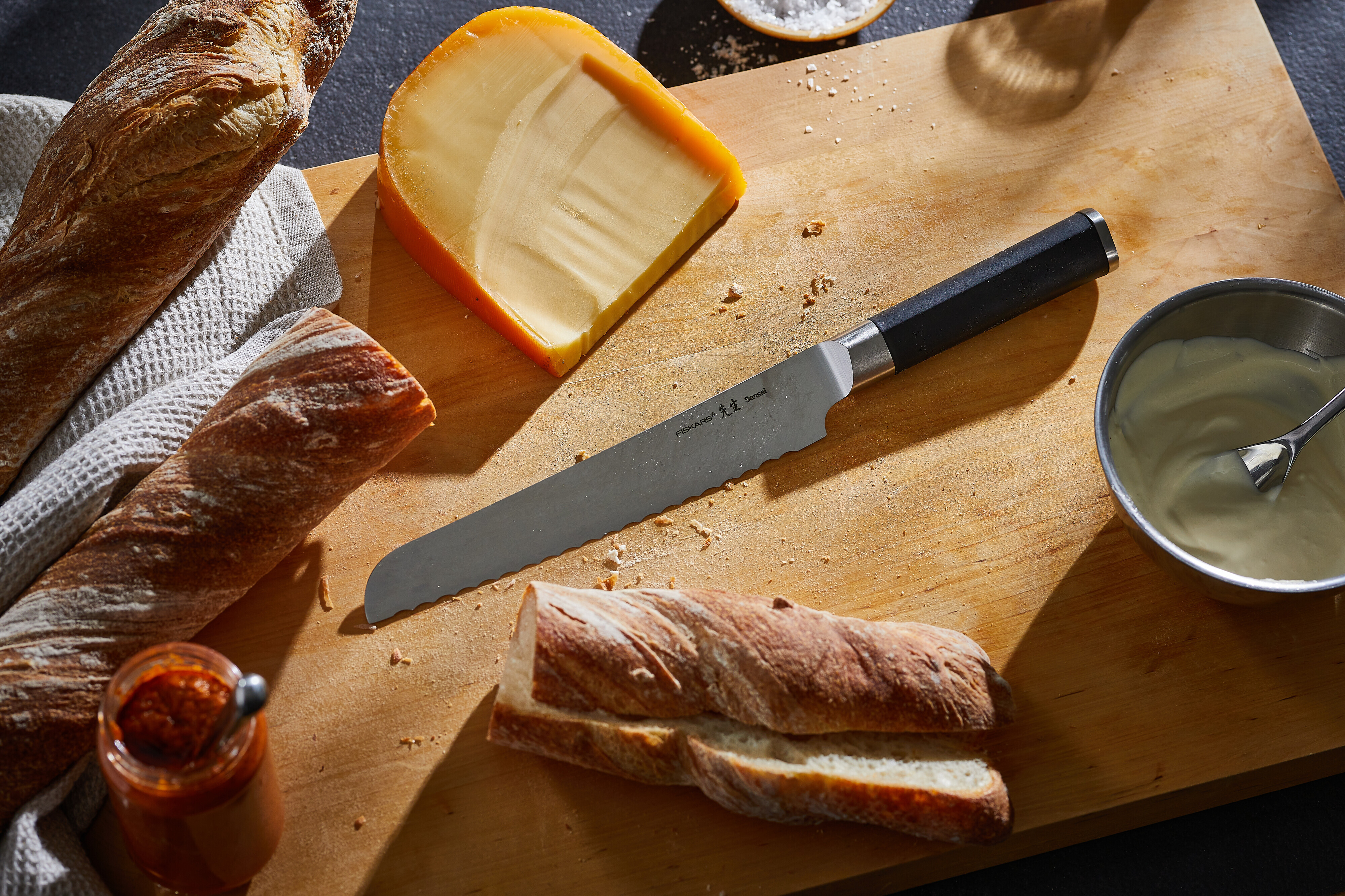 Fiskars All Steel Cleaver knife set -vihannesveitsi ja kiinalainen kokinveitsi
