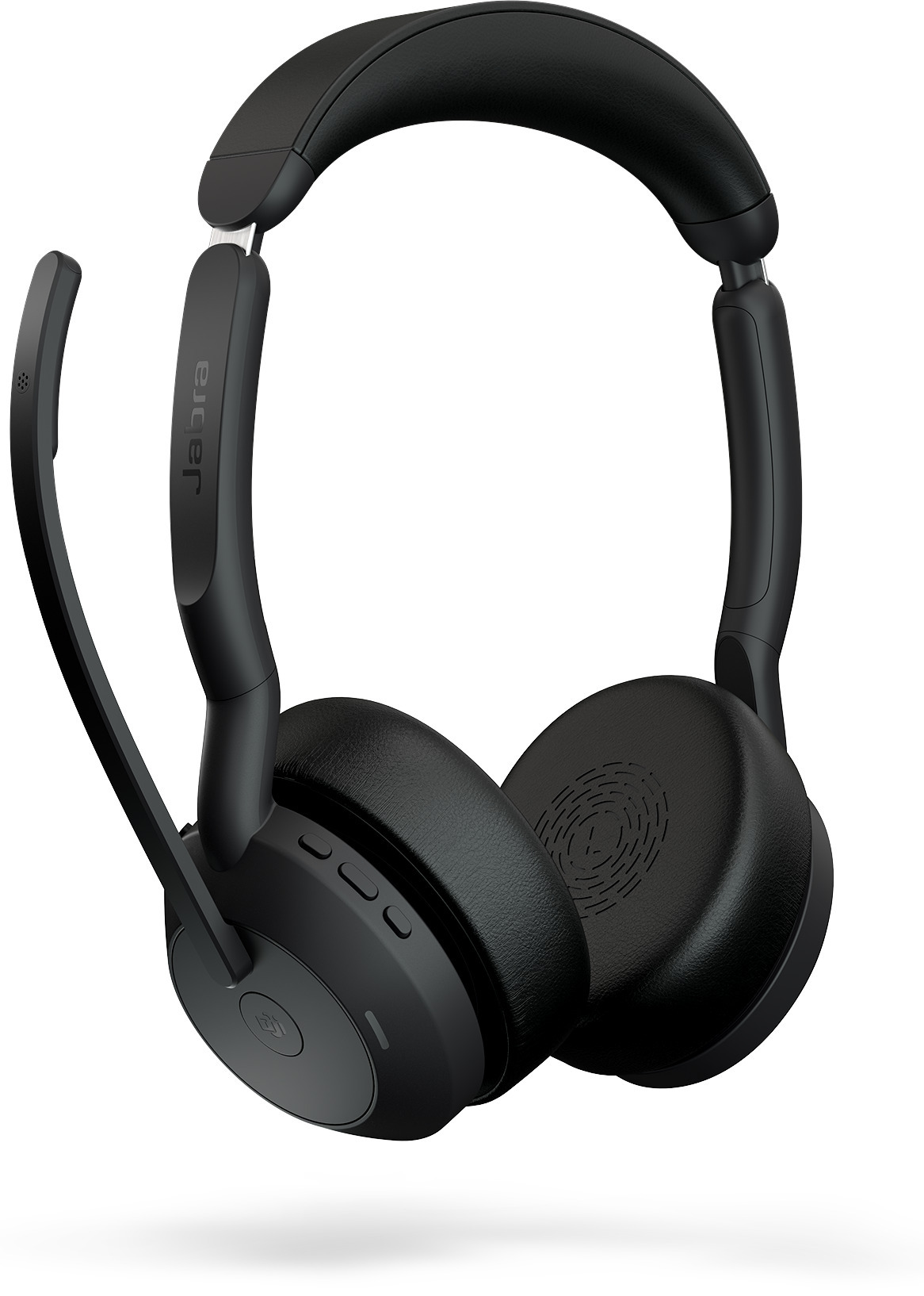 Jabra Evolve2 55 LINK380A MS Stereo kuulokemikrofoni ja latausalusta, musta