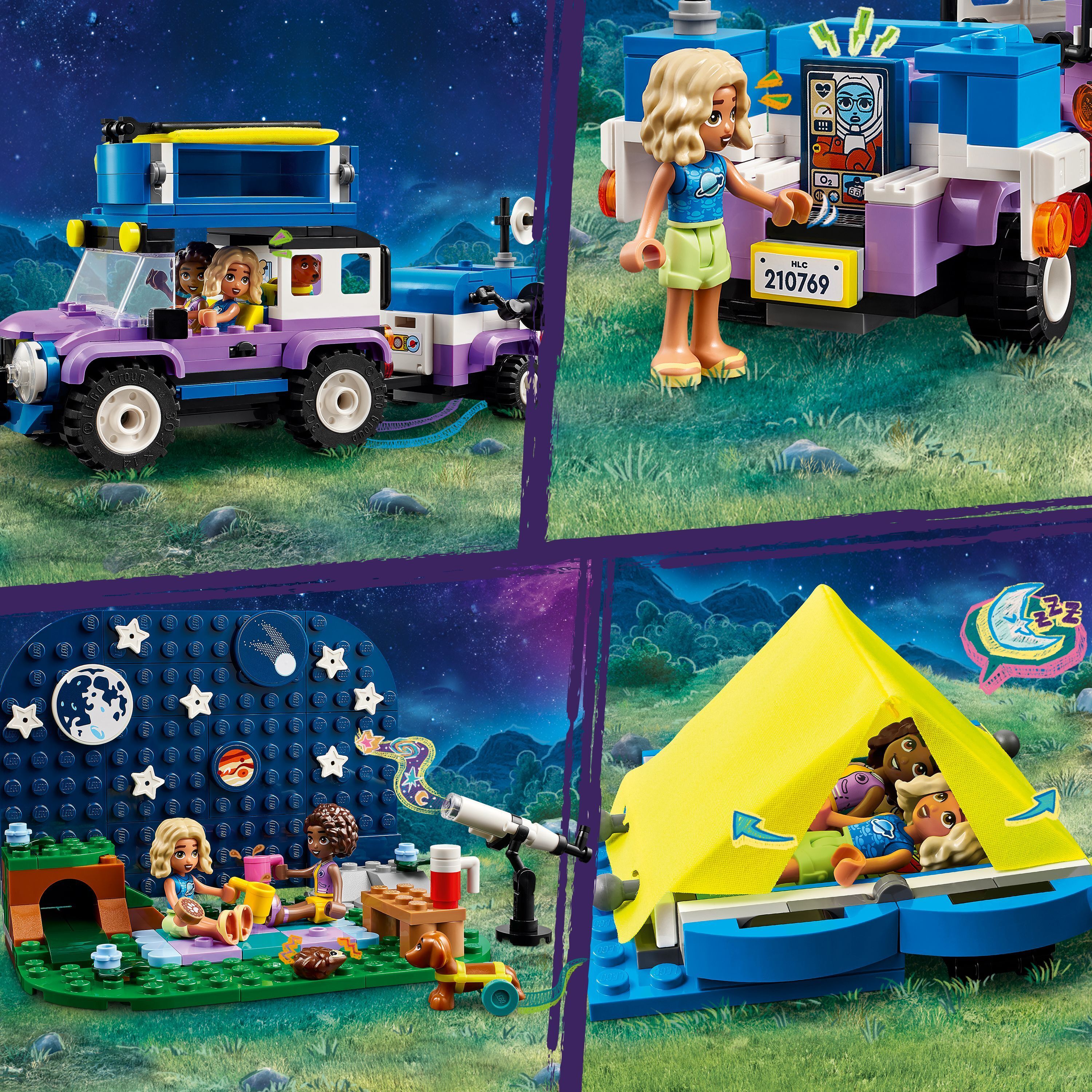 LEGO Friends 42603  - Retkeilyauto tähtien katseluun