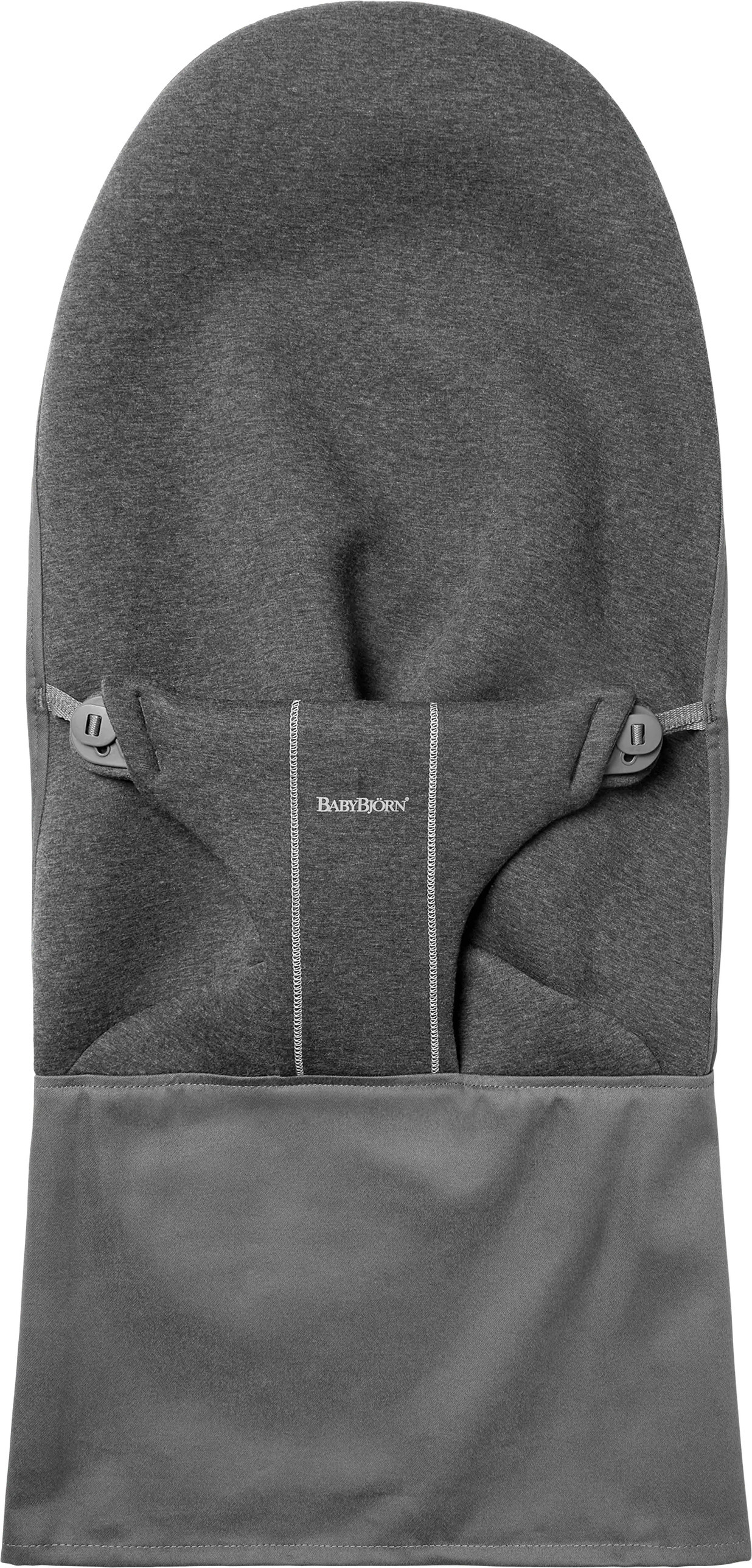 BabyBjörn Woven Jersey - vaihtokangas sitteriin, beige/grey