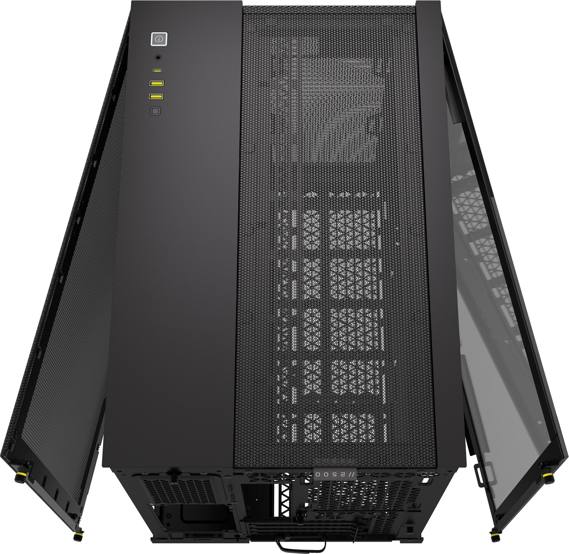 Corsair 2500D Airflow Micro-ATX-kotelo ikkunalla, musta