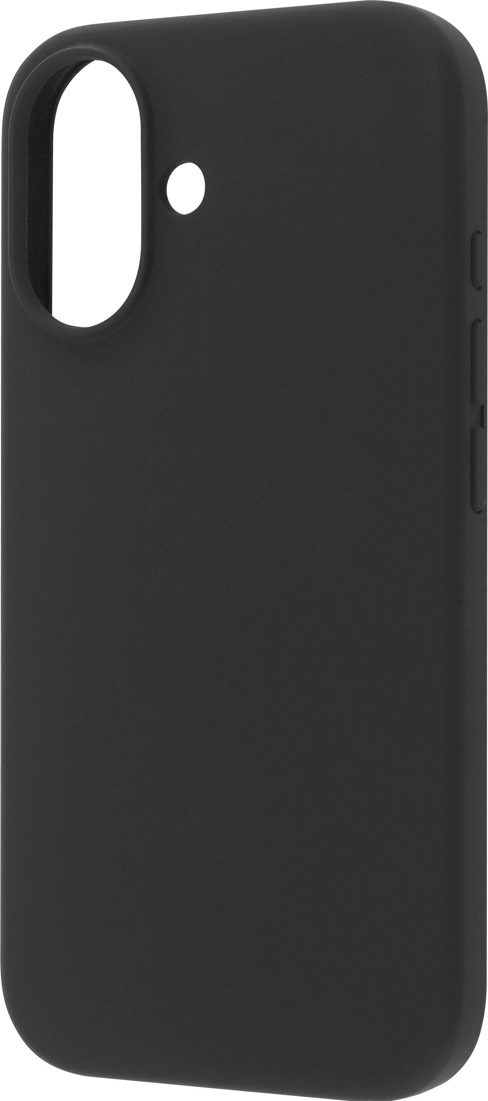 FoneKit MagSafe-yhteensopiva Liquid Silicone -suojakuori, iPhone 16, musta