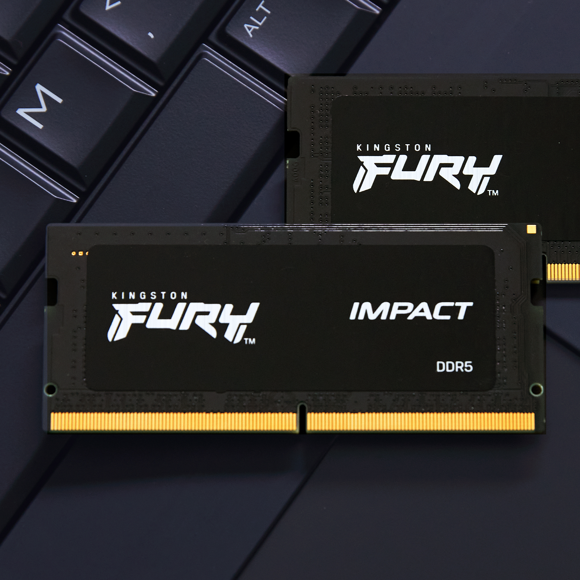Kingston FURY Impact DDR5 6000 MHz CL38 SO-DIMM 16 Gt -muistimoduli